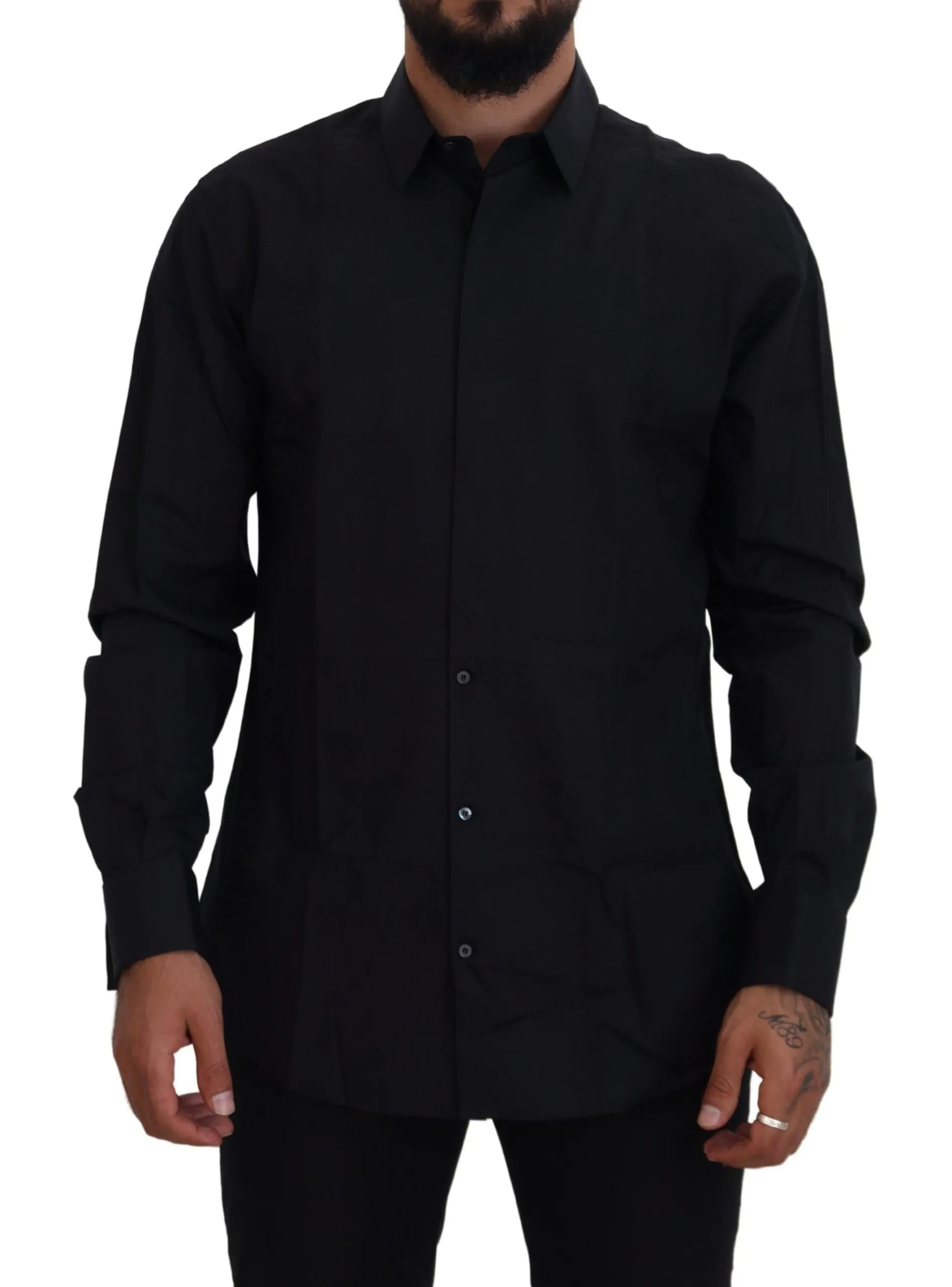 Dolce & Gabbana Men's Dapper Slim Fit Formal Dress Shirt