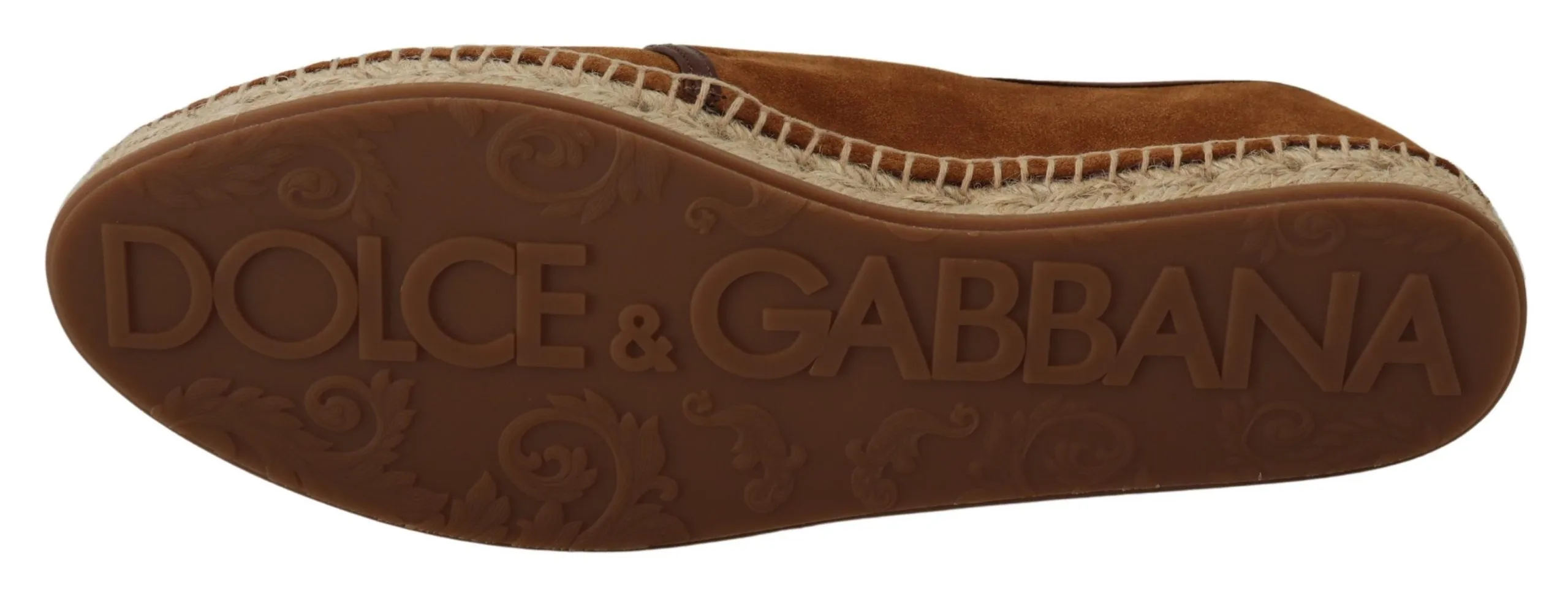Dolce & Gabbana Men's Elegant Brown Leather Casual Sneakers