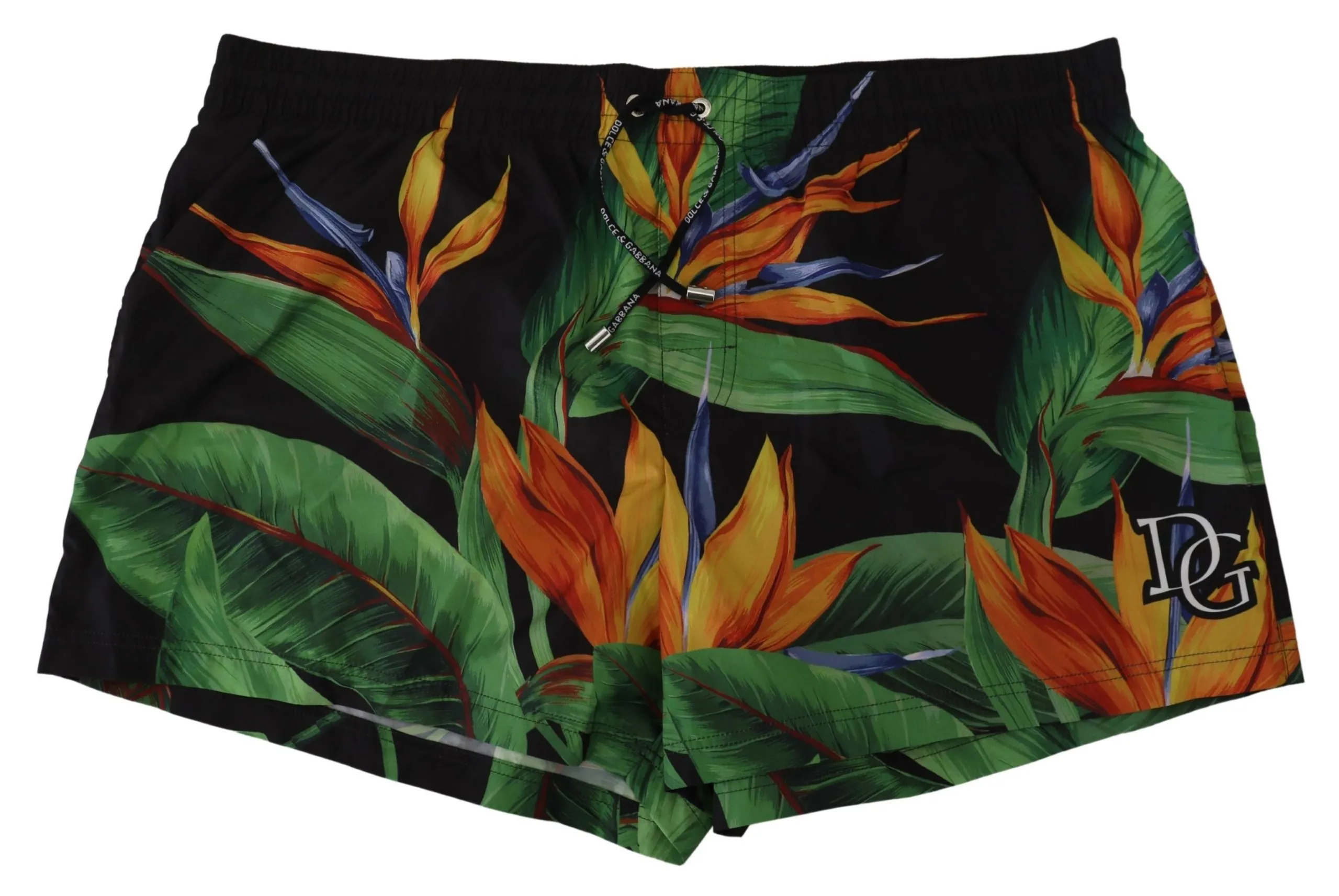 Dolce & Gabbana Men's Multicolor Beachwear Swim Trunks