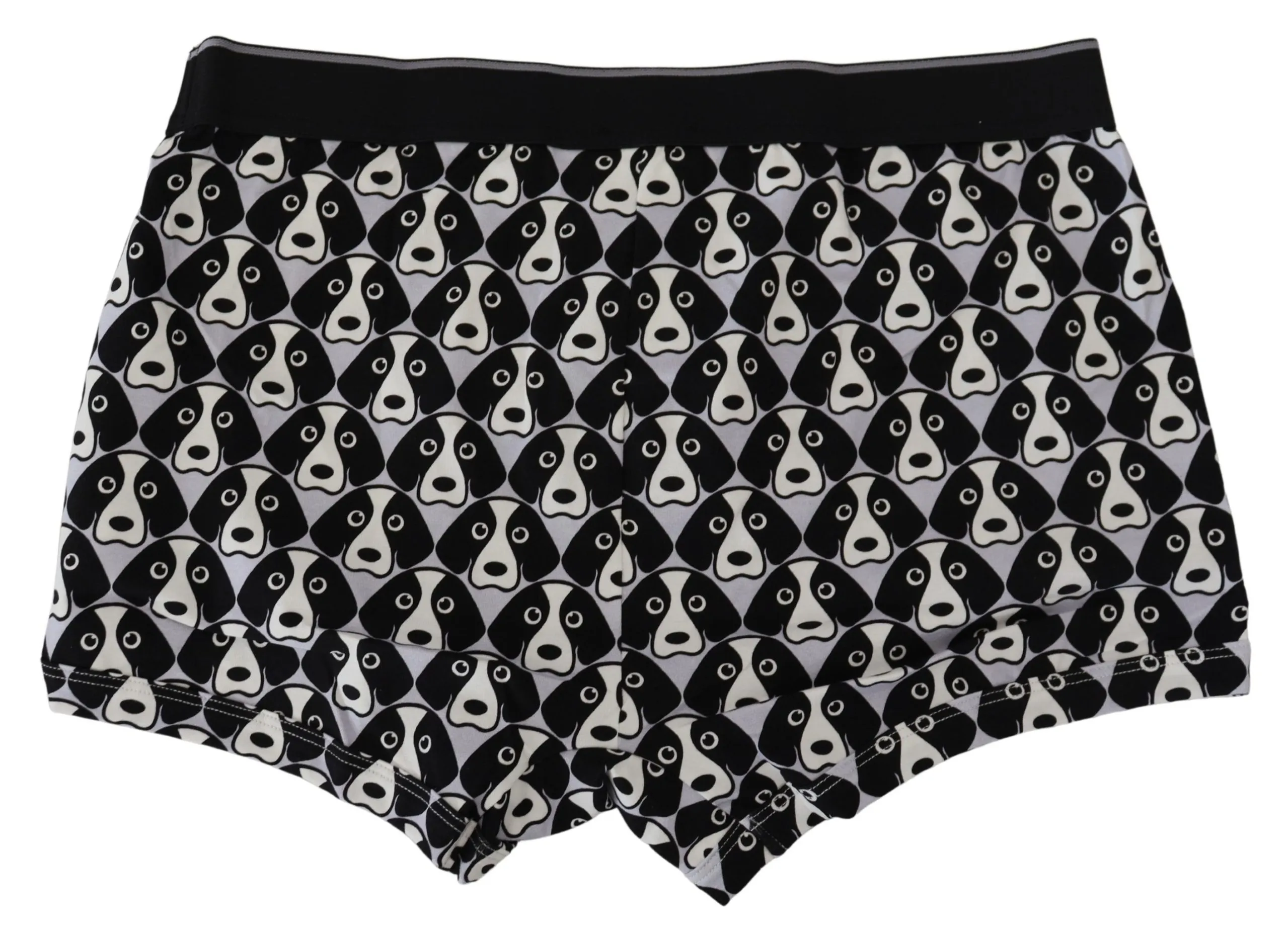 Dolce & Gabbana Men's Elegant Black Cotton Blend Boxer Shorts