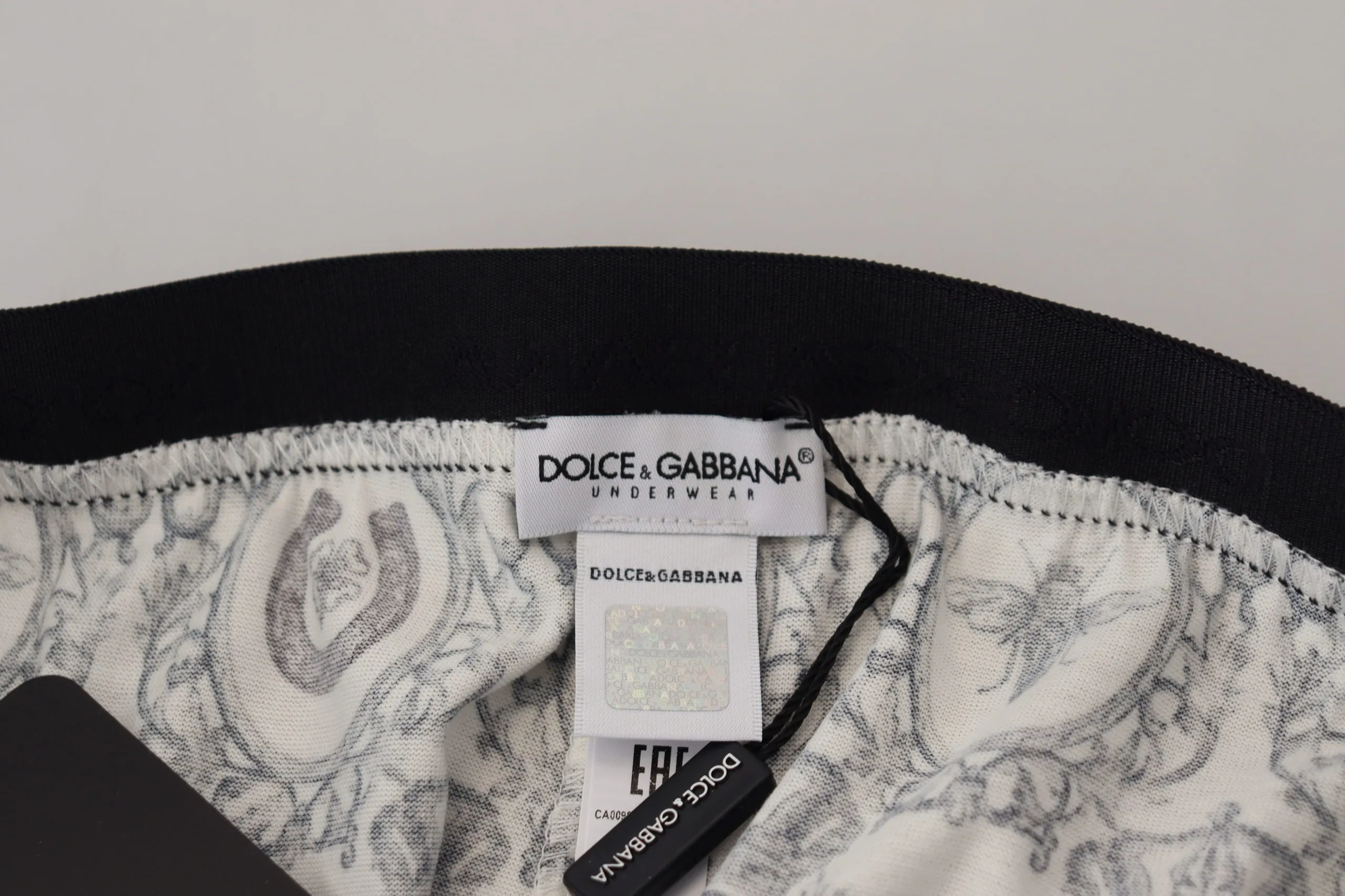 Dolce & Gabbana Men's Classic White Cotton Boxer Shorts