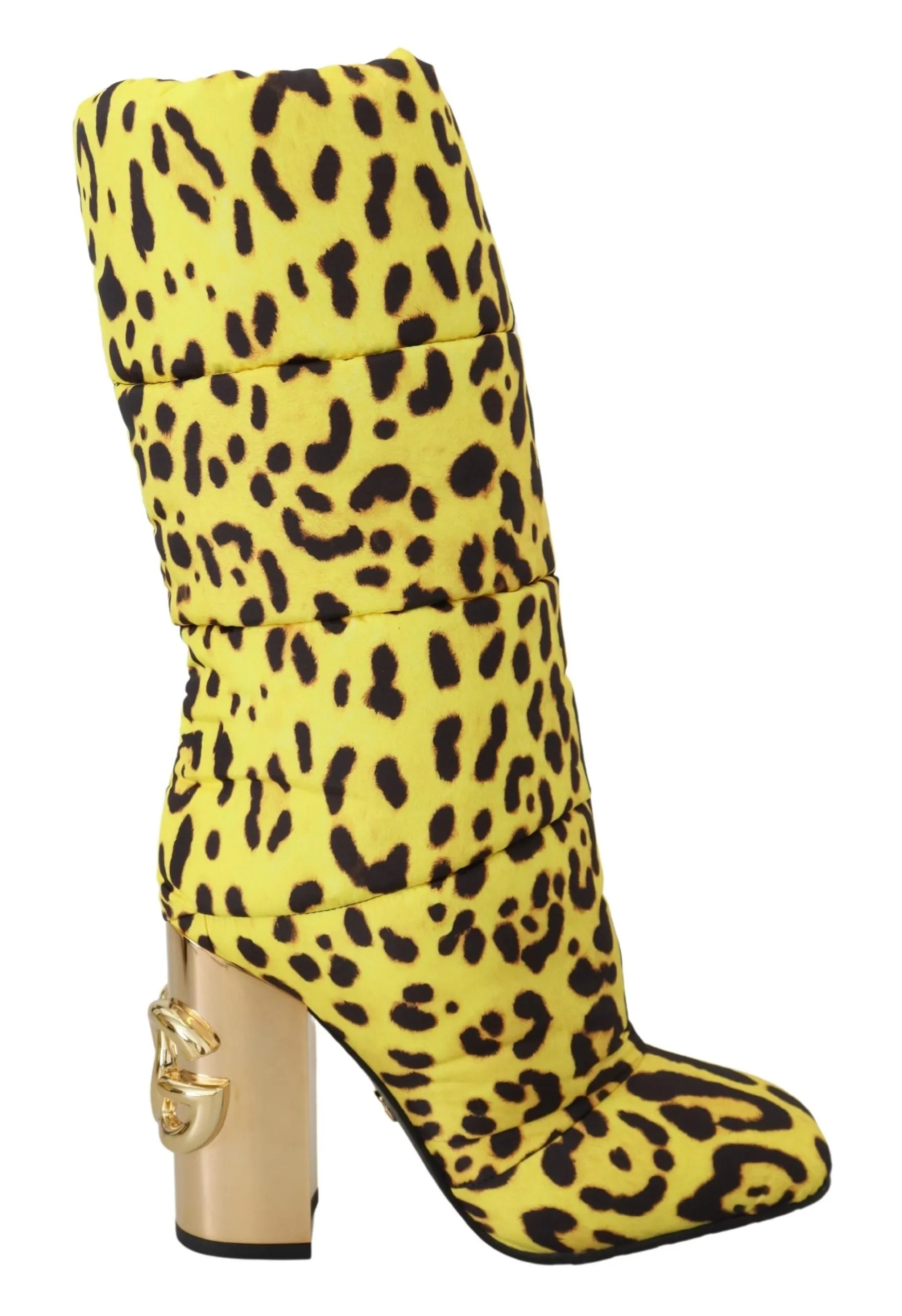 Dolce & Gabbana Women's Chic Leopard Print Jackie Boots