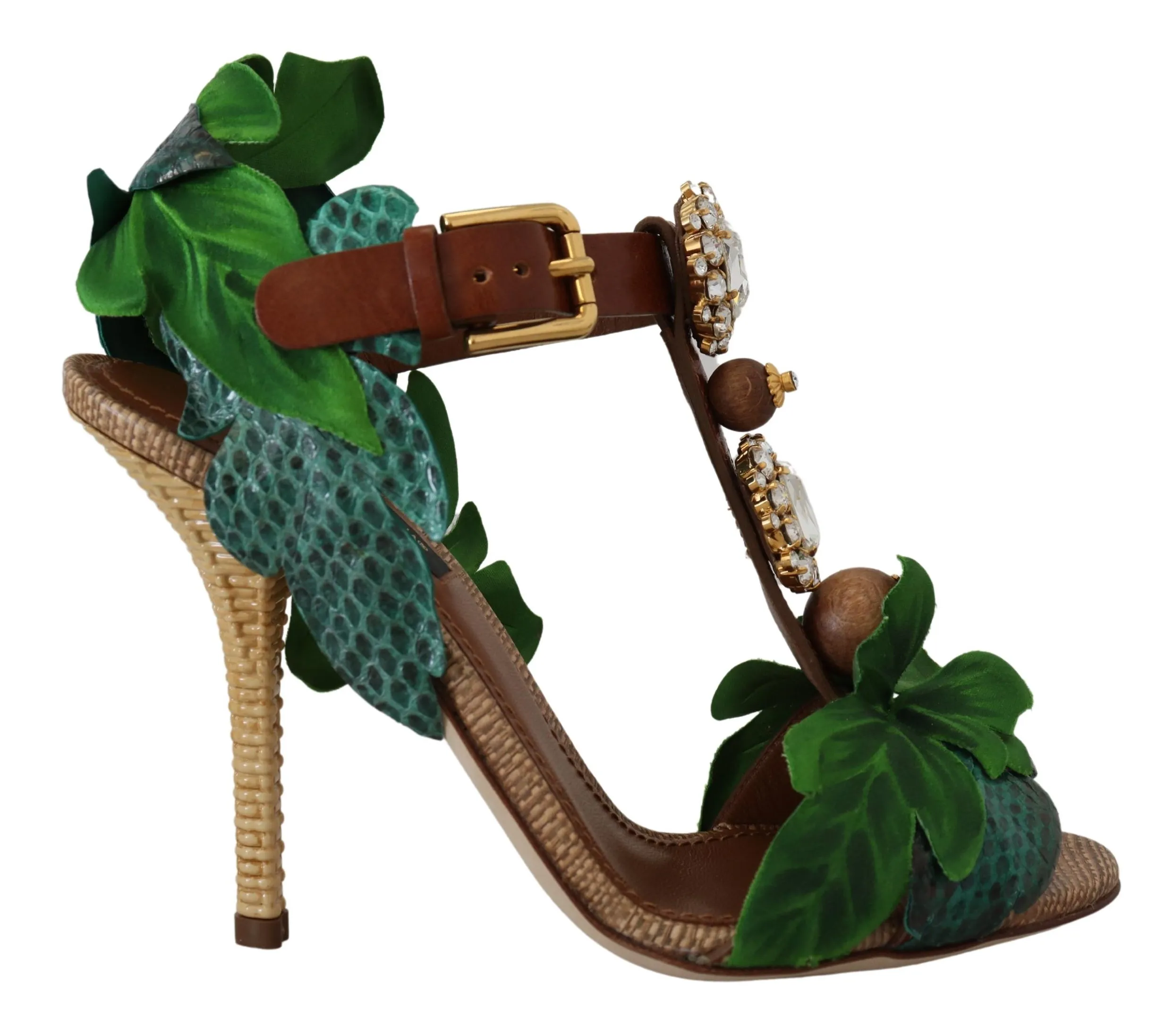 Dolce & Gabbana Women's Enchanted Bloom Embellished Sandals