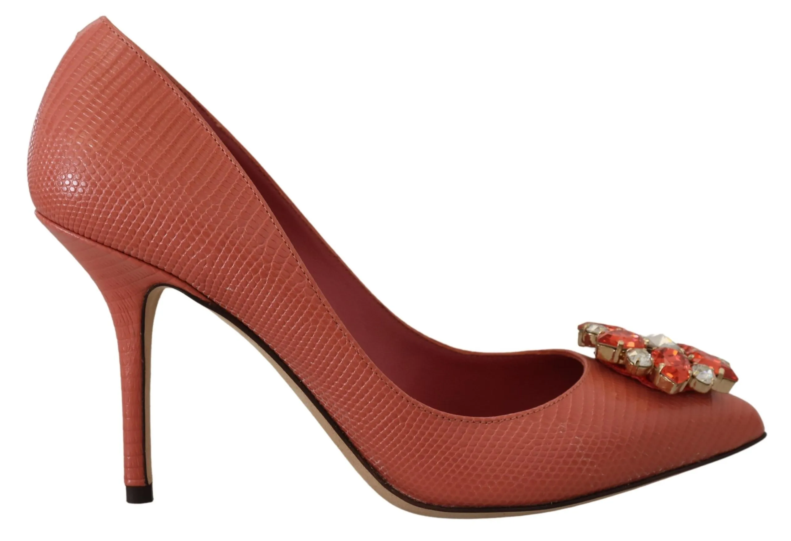 Dolce & Gabbana Women's Exotic Leather Heels Pumps in Pink