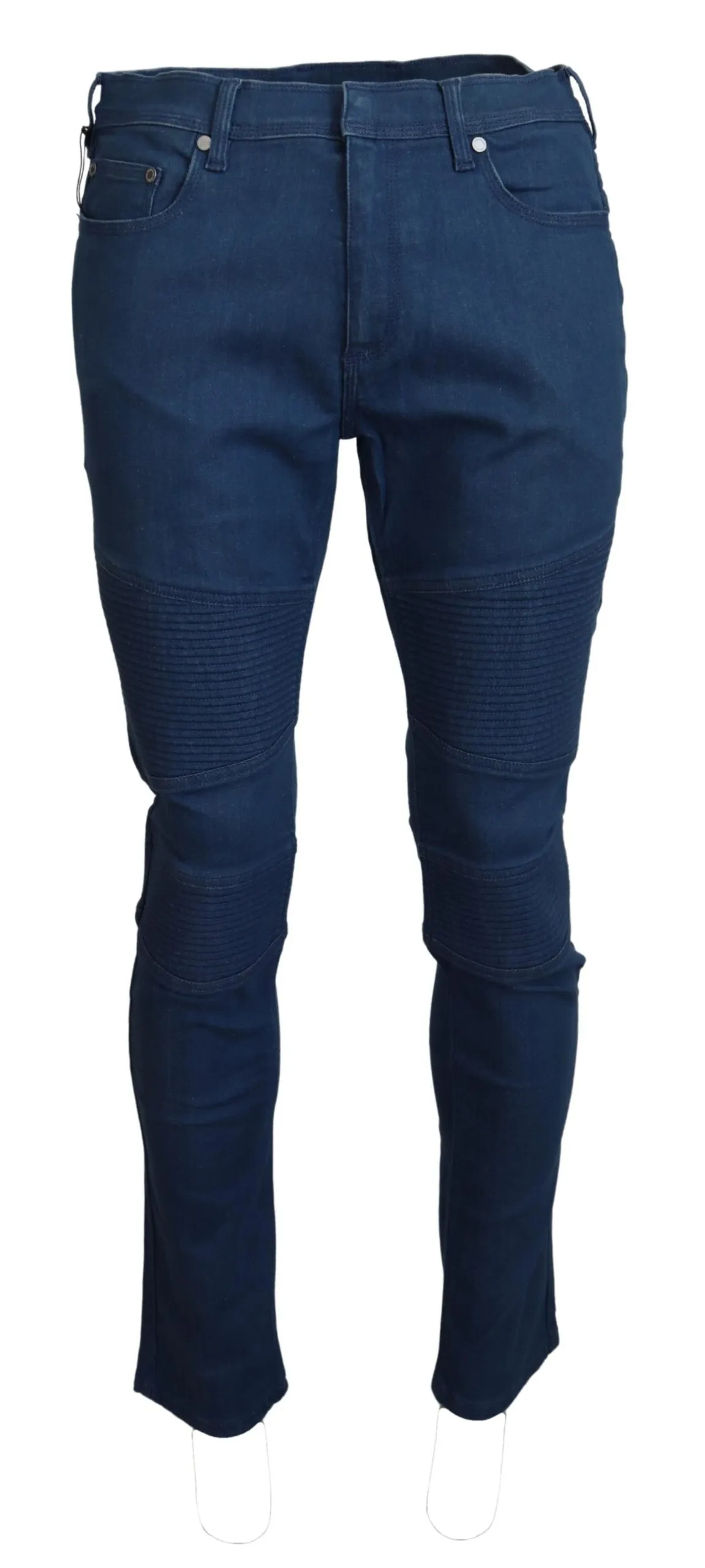 Neil Barrett Men's Sleek Skinny Blue Pants for Men