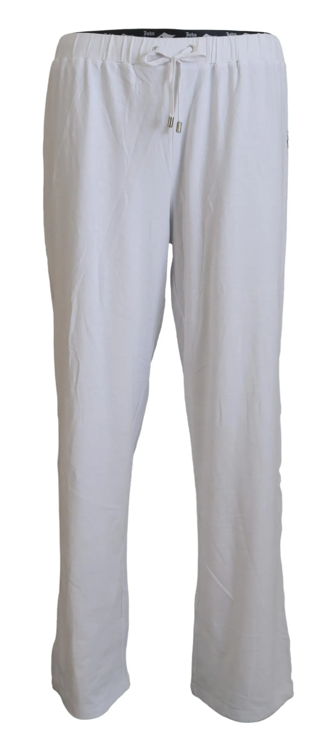 John Galliano Men's Elegant Wide Leg Cotton Pants