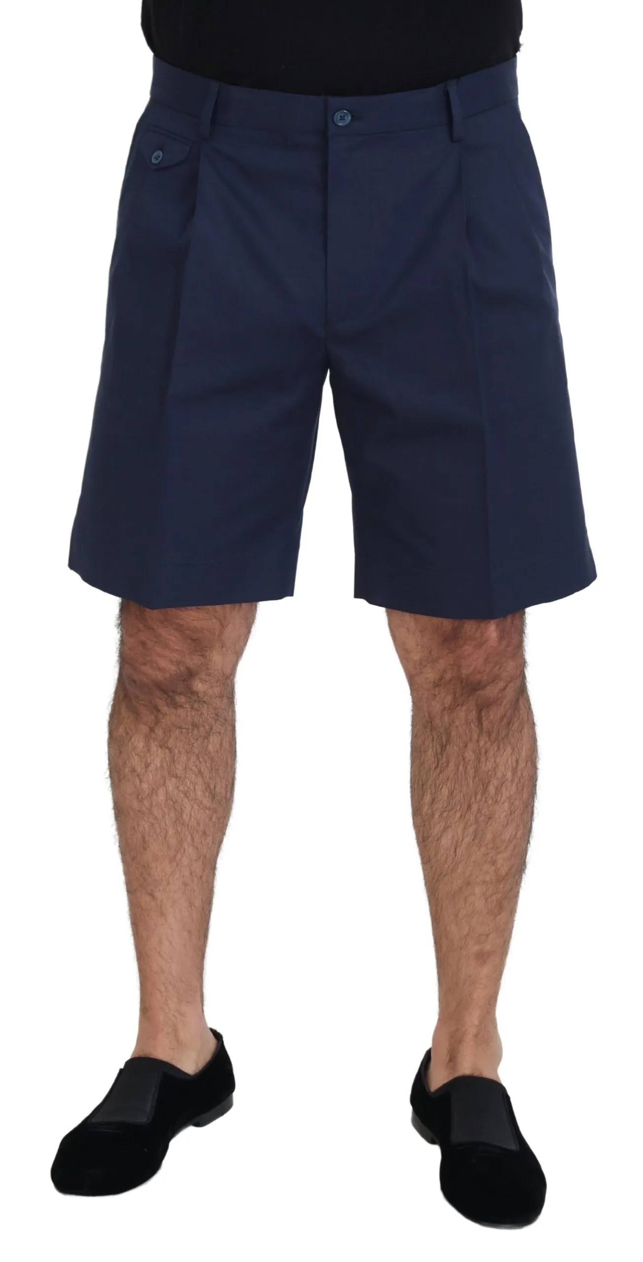 Dolce & Gabbana Men's Elegant Blue Chino Shorts