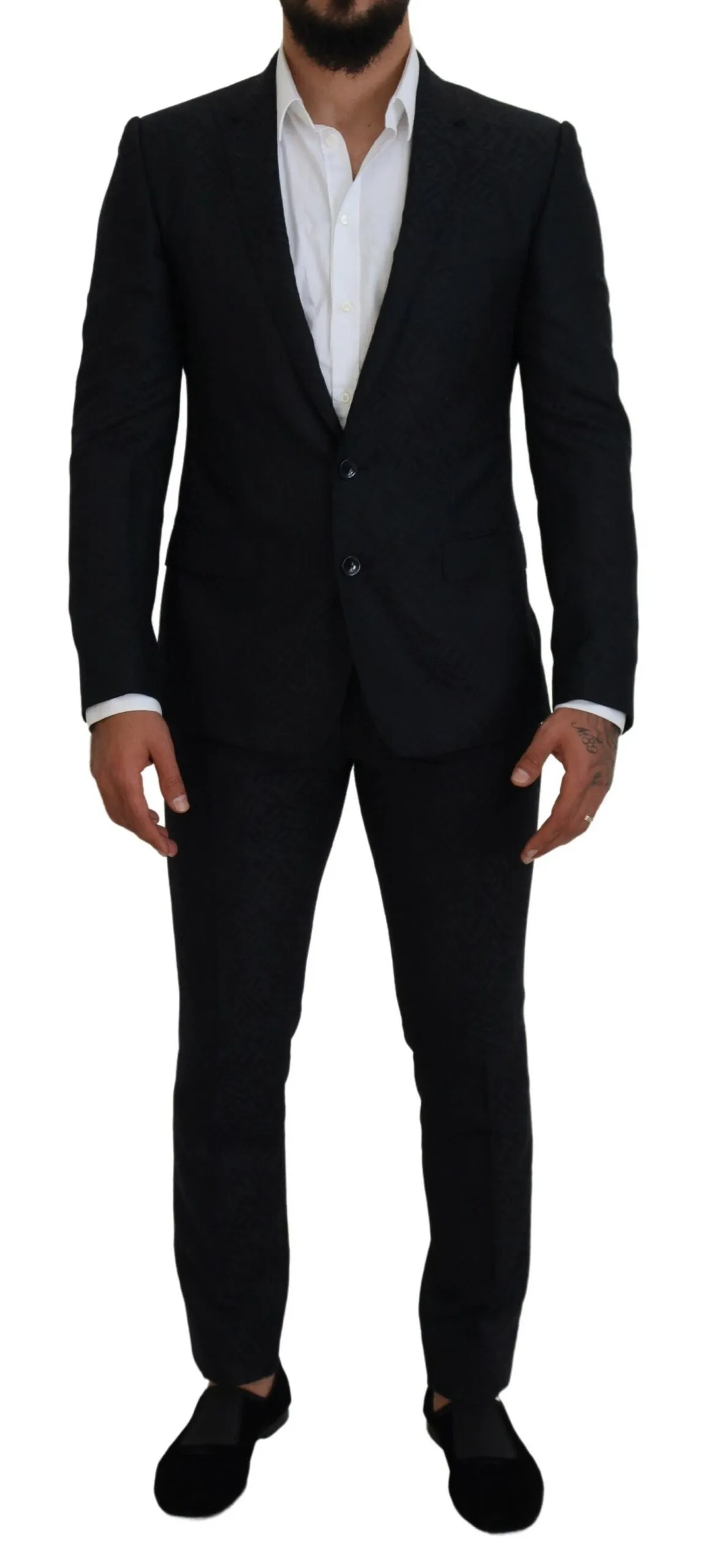 Dolce & Gabbana Men's Sleek Martini Style Wool-Silk Men's Suit