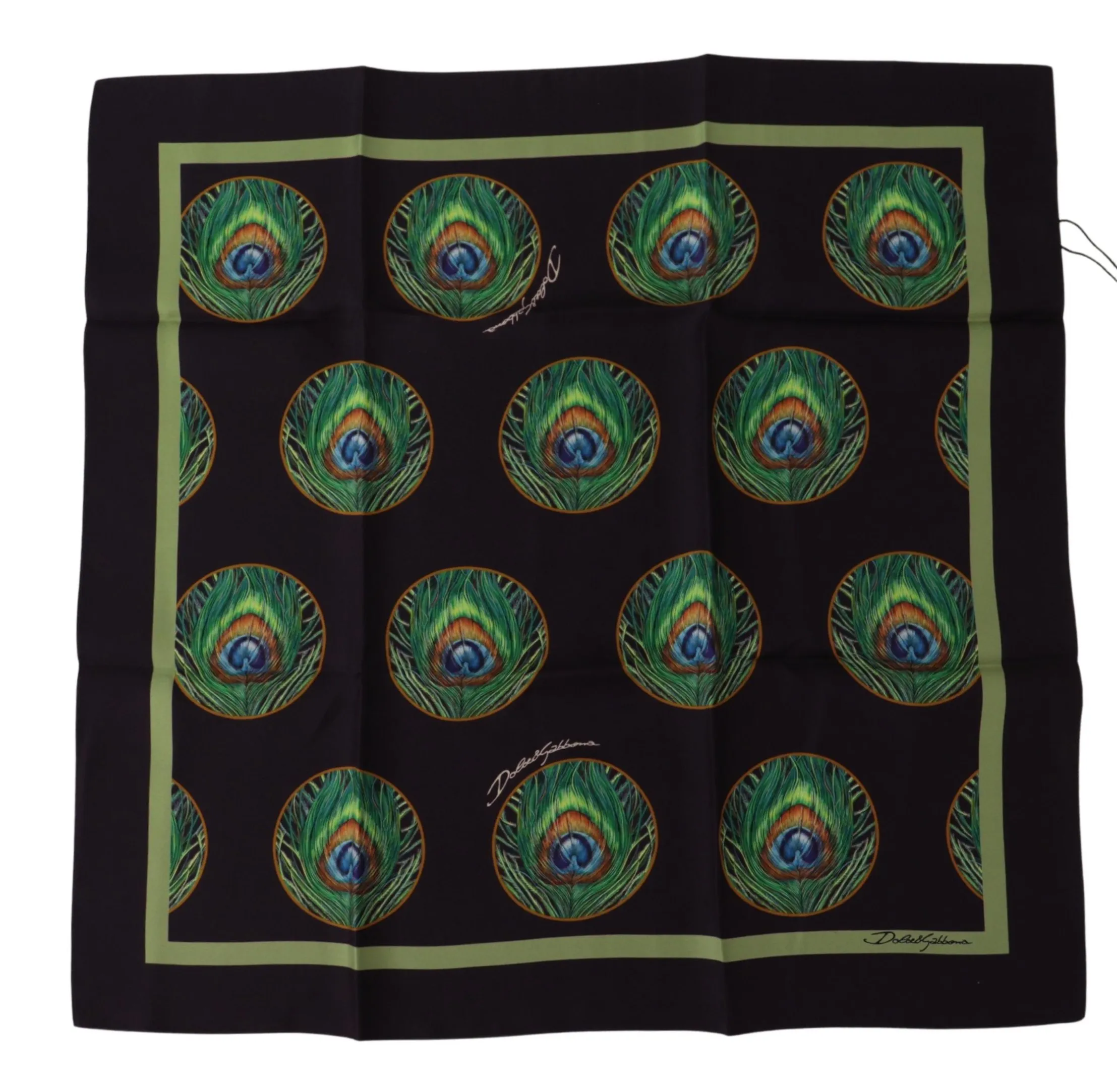 Dolce & Gabbana Men's Elegant Silk Square Scarf Wrap