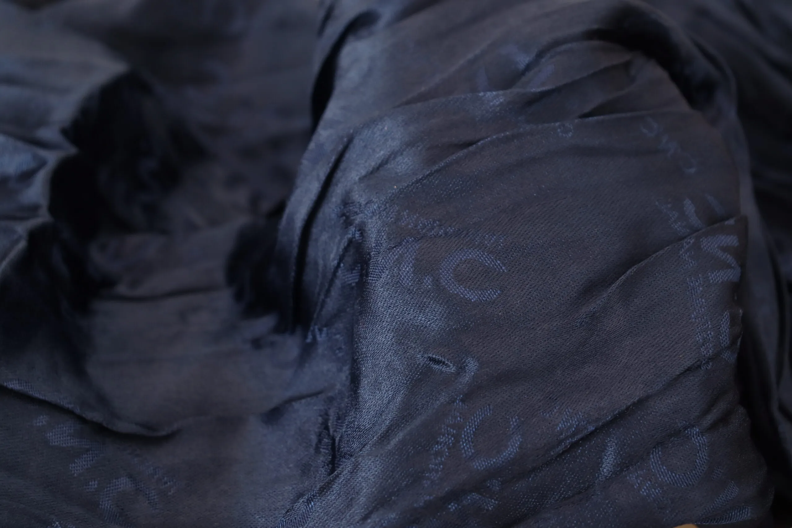 Costume National Women's Elegant Silk Fringe Scarf in Chic Blue
