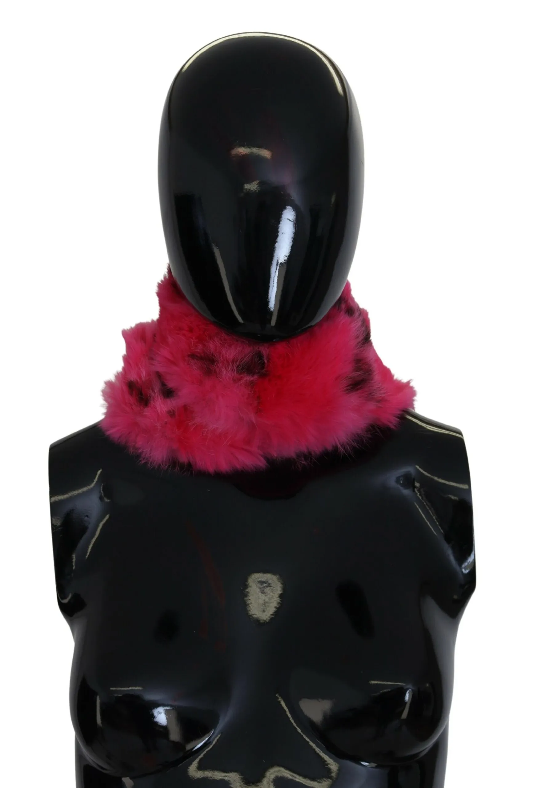 Ungaro Fever Women's Fuchsia Fur Shearling Elegance Scarf