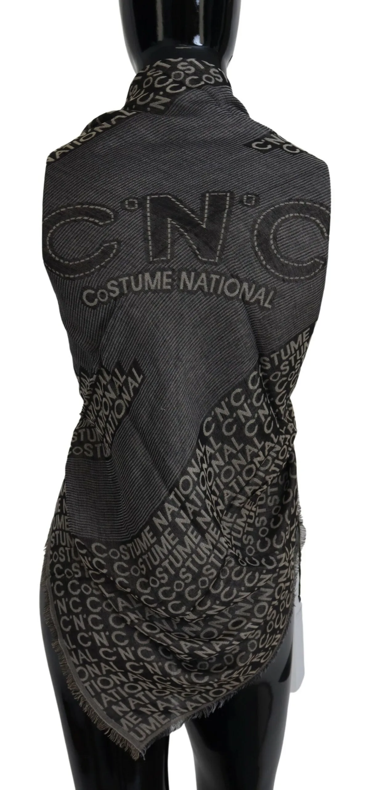 Costume National Women's Chic Fringed Viscose-Silk Scarf