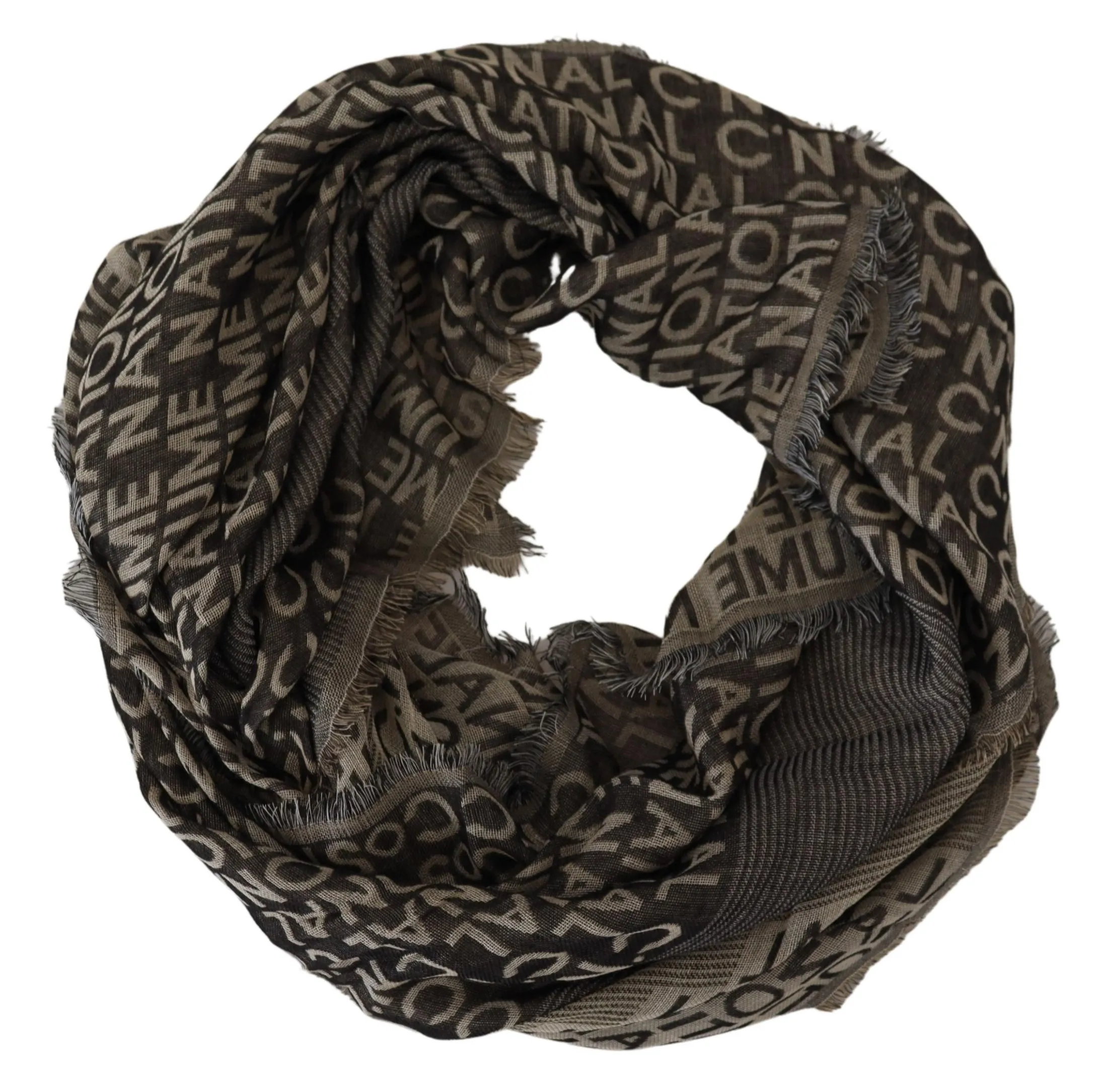 Costume National Women's Chic Fringed Viscose-Silk Scarf