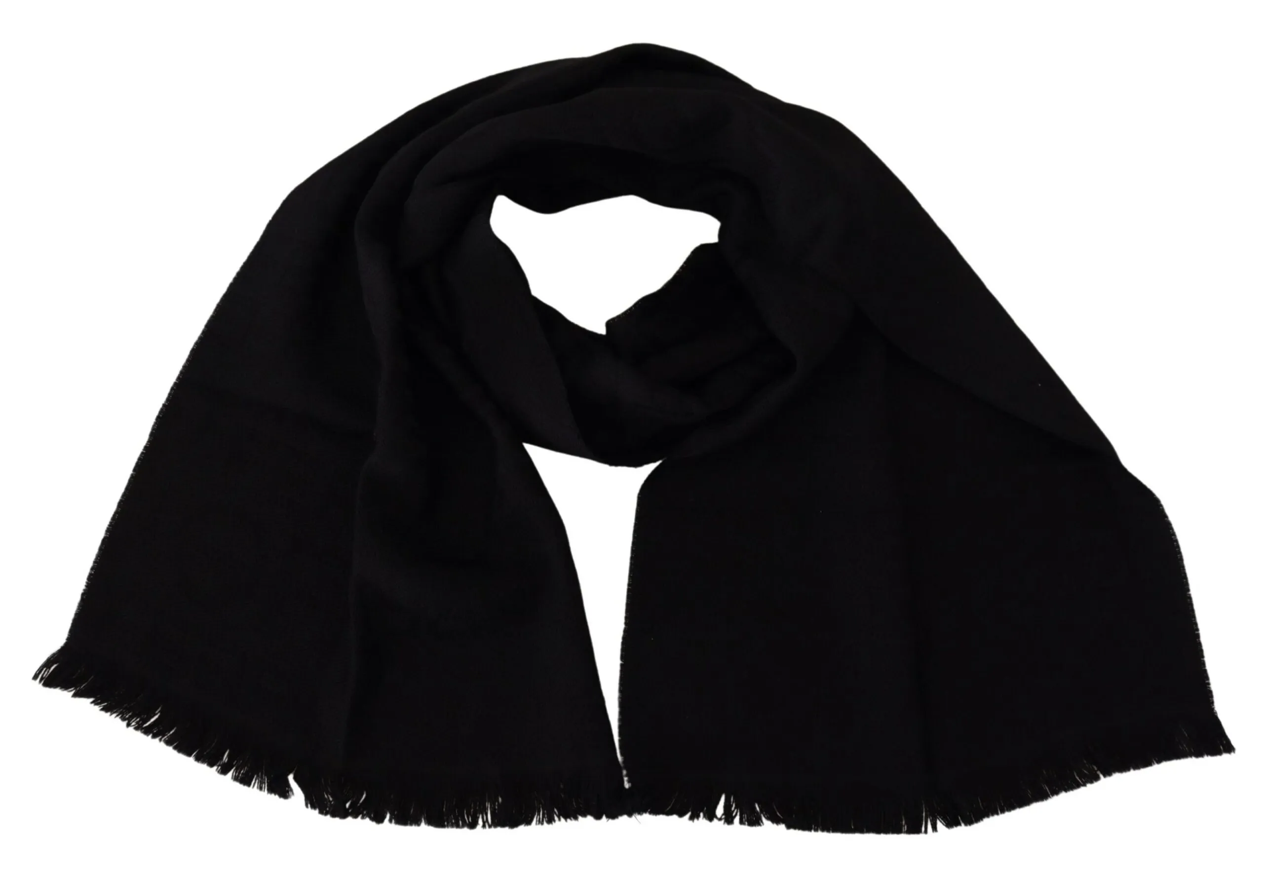 GF Ferre Women's Elegant Wool Scarf with Fringes
