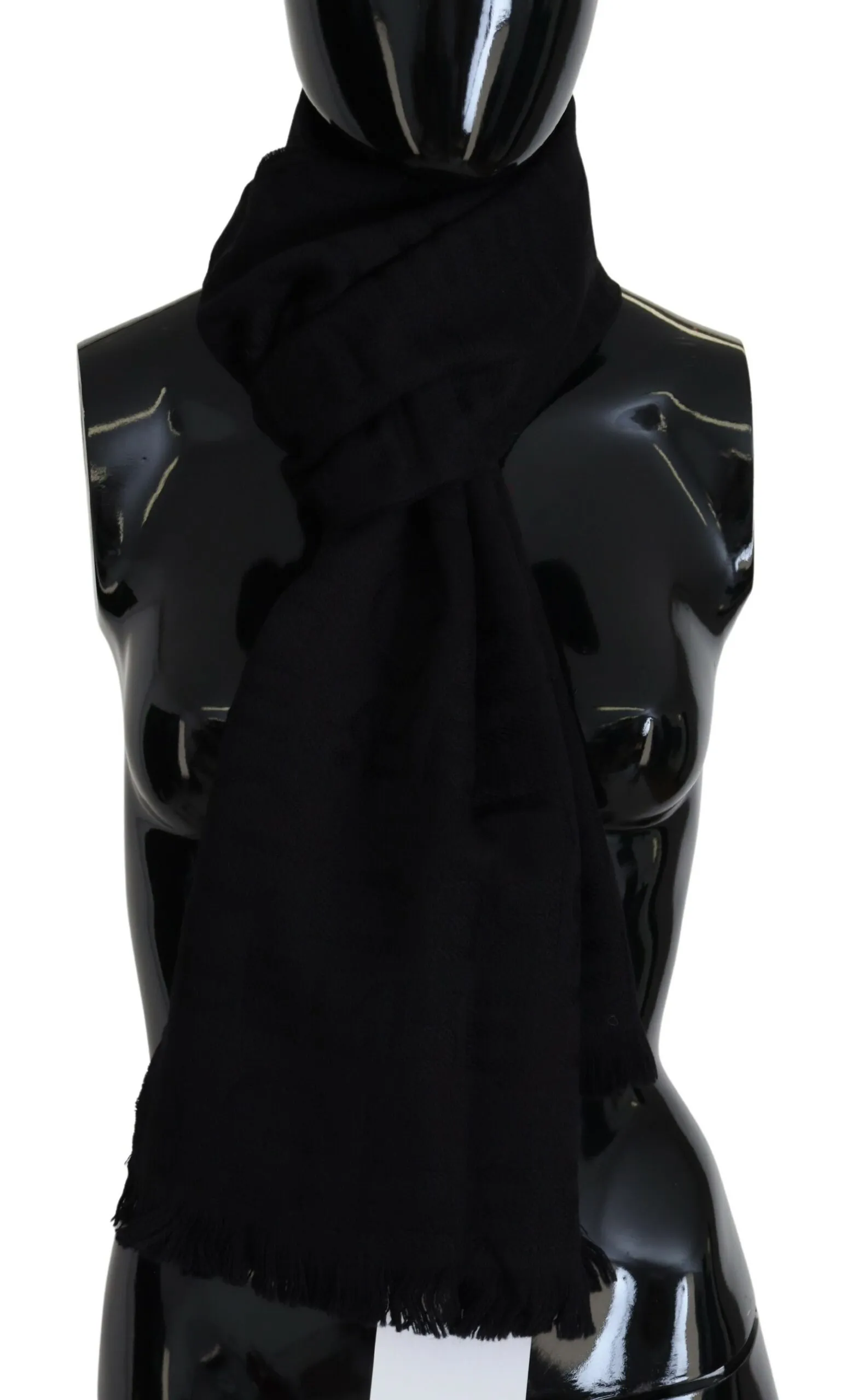 GF Ferre Women's Elegant Wool Scarf with Fringes