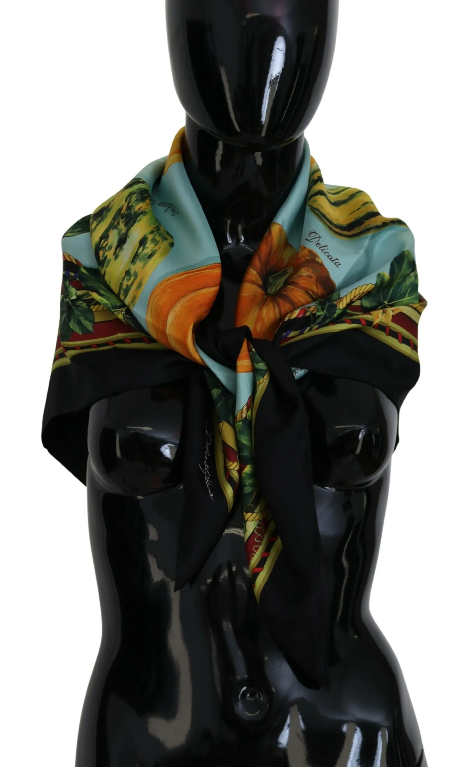 Dolce & Gabbana Women's Elegant Multicolor Silk Square Scarf
