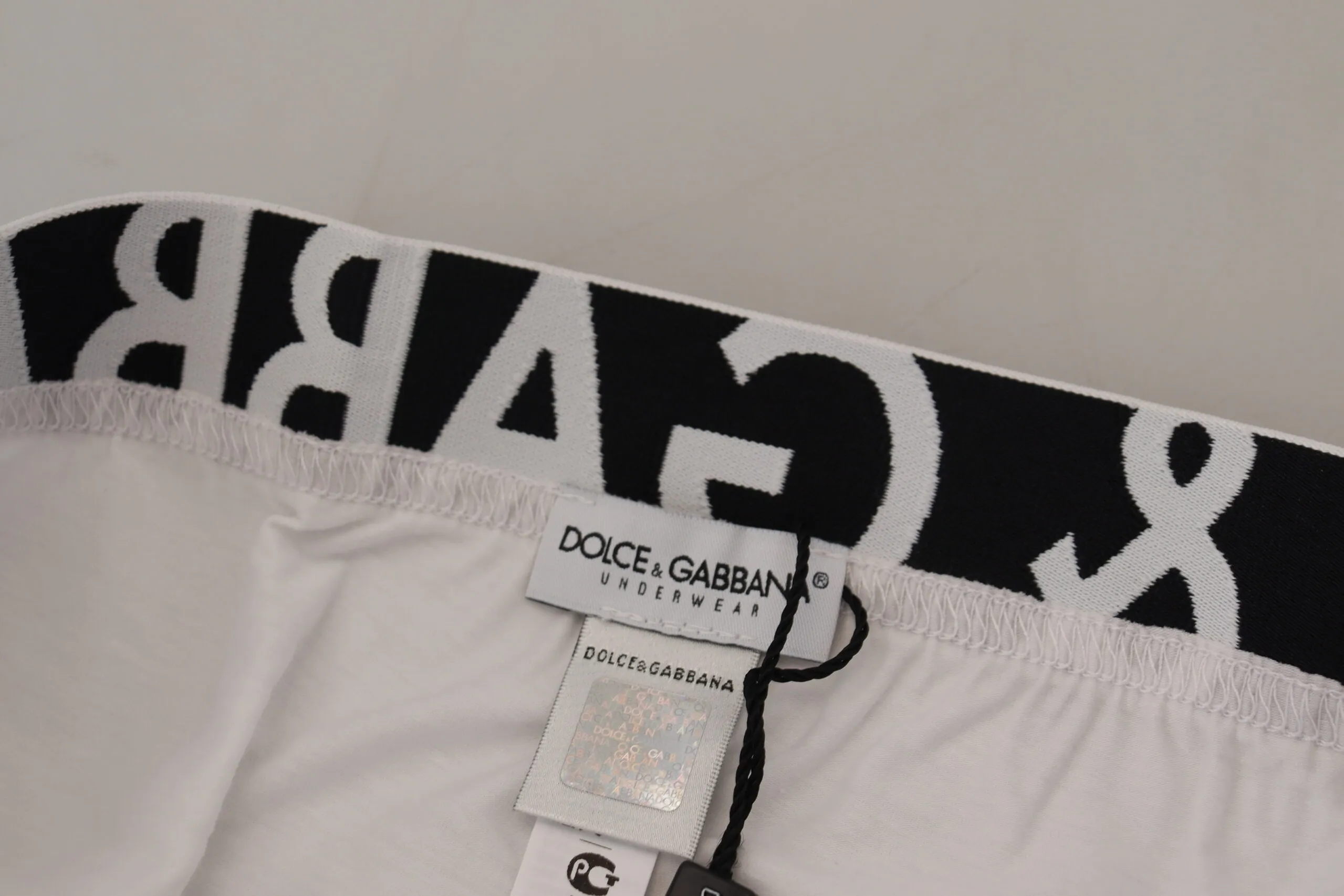 Dolce & Gabbana Men's Elegant White Cotton Stretch Briefs