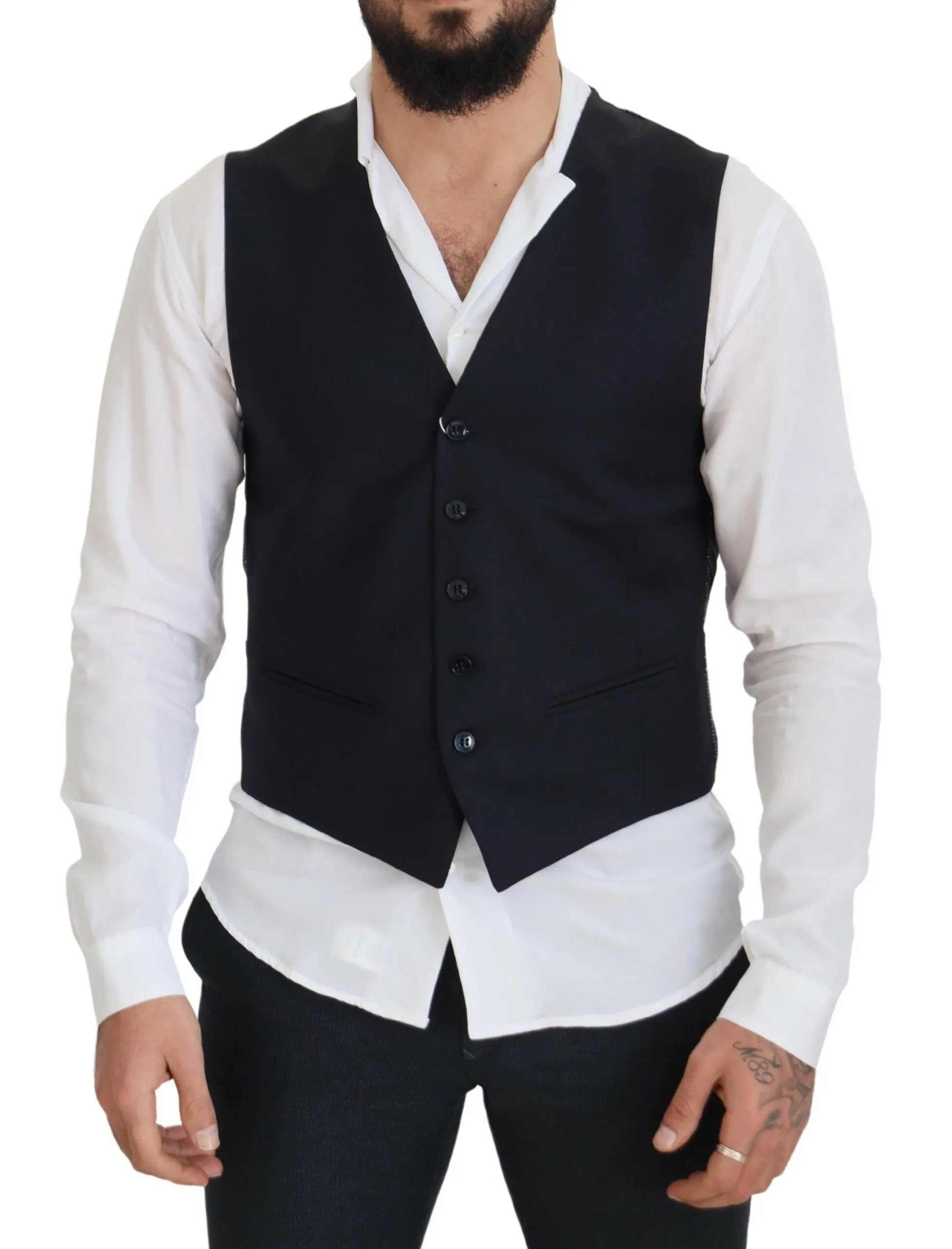 Domenico Tagliente Men's Elegant Single Breasted Formal Vest