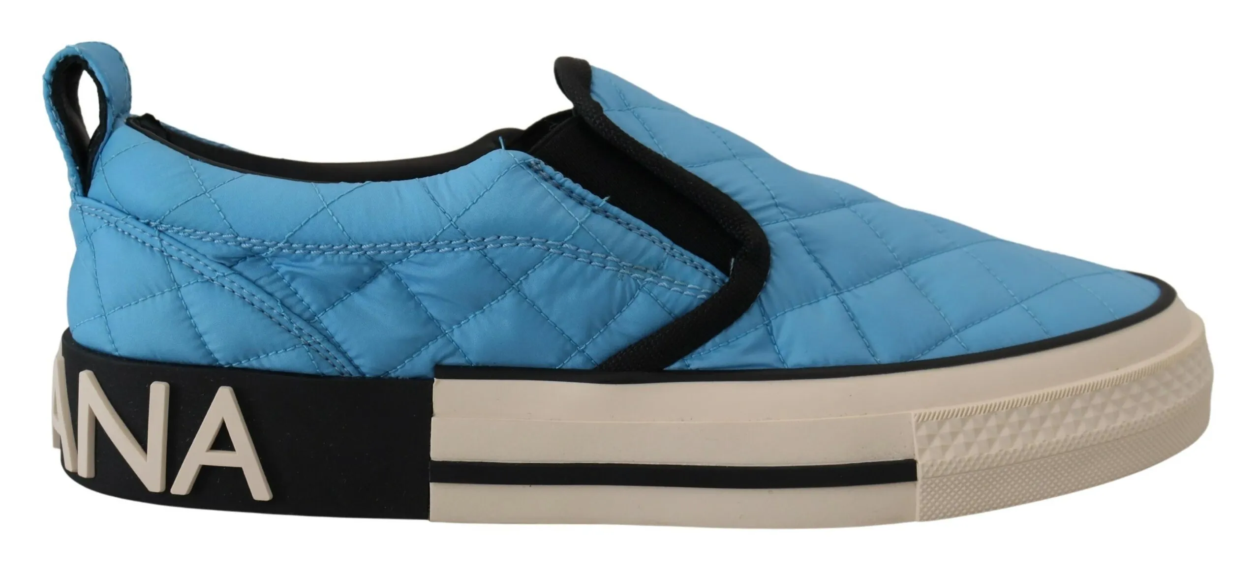 Dolce & Gabbana Women's Elegant Light Blue Slip-On Sneakers