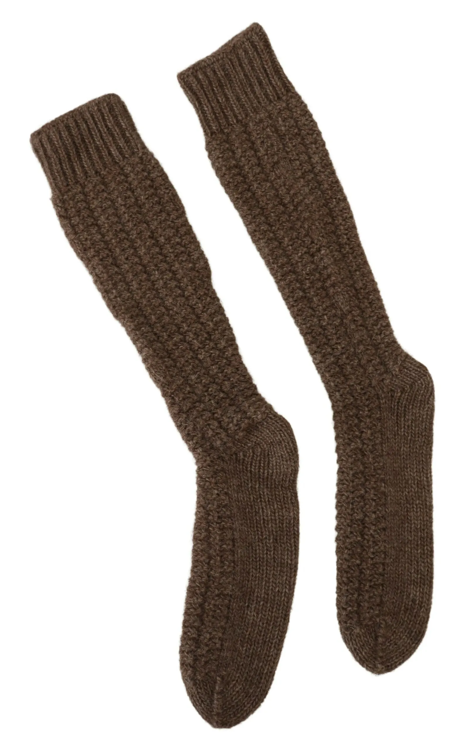 Dolce & Gabbana Women's Chic Over-Calf Wool Blend Knit Socks