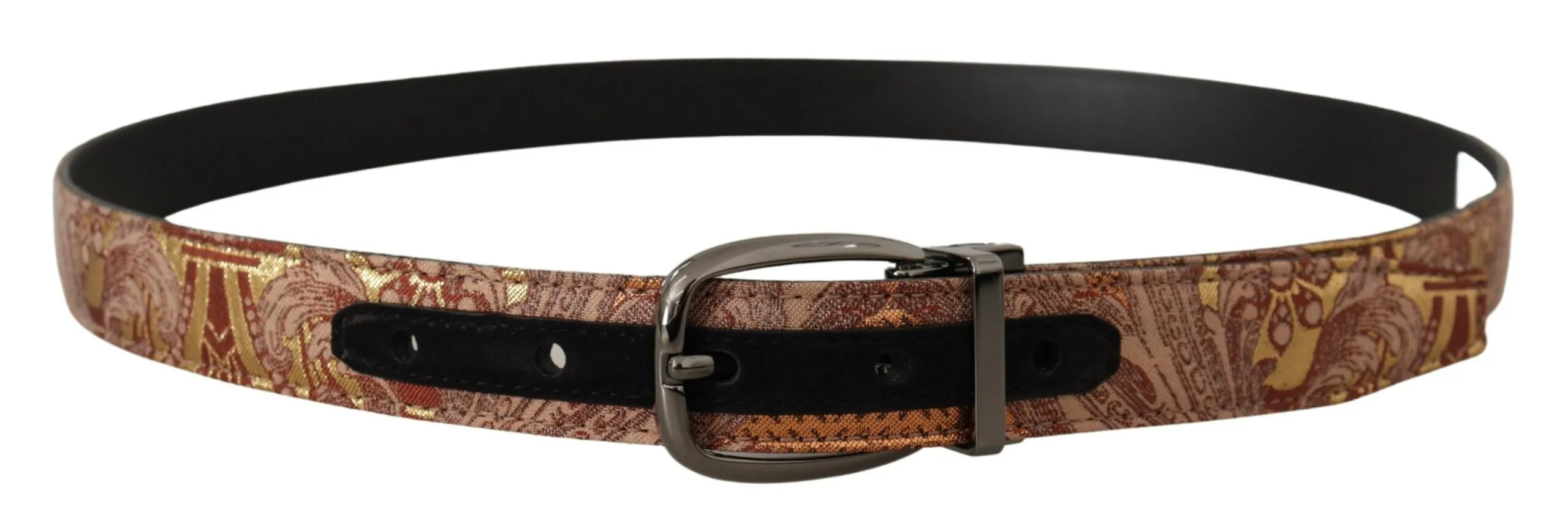 Dolce & Gabbana Men's Multicolor Leather Signature Belt