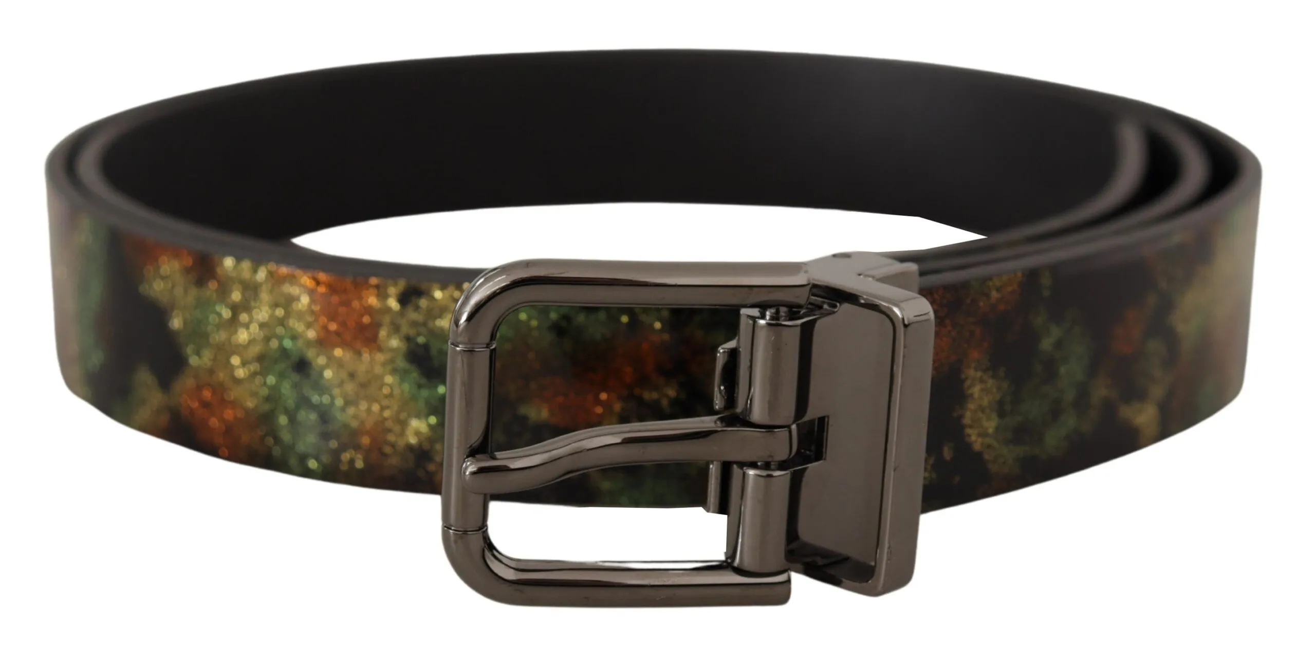 Dolce & Gabbana Men's Elegant Dual-Tone Leather Belt
