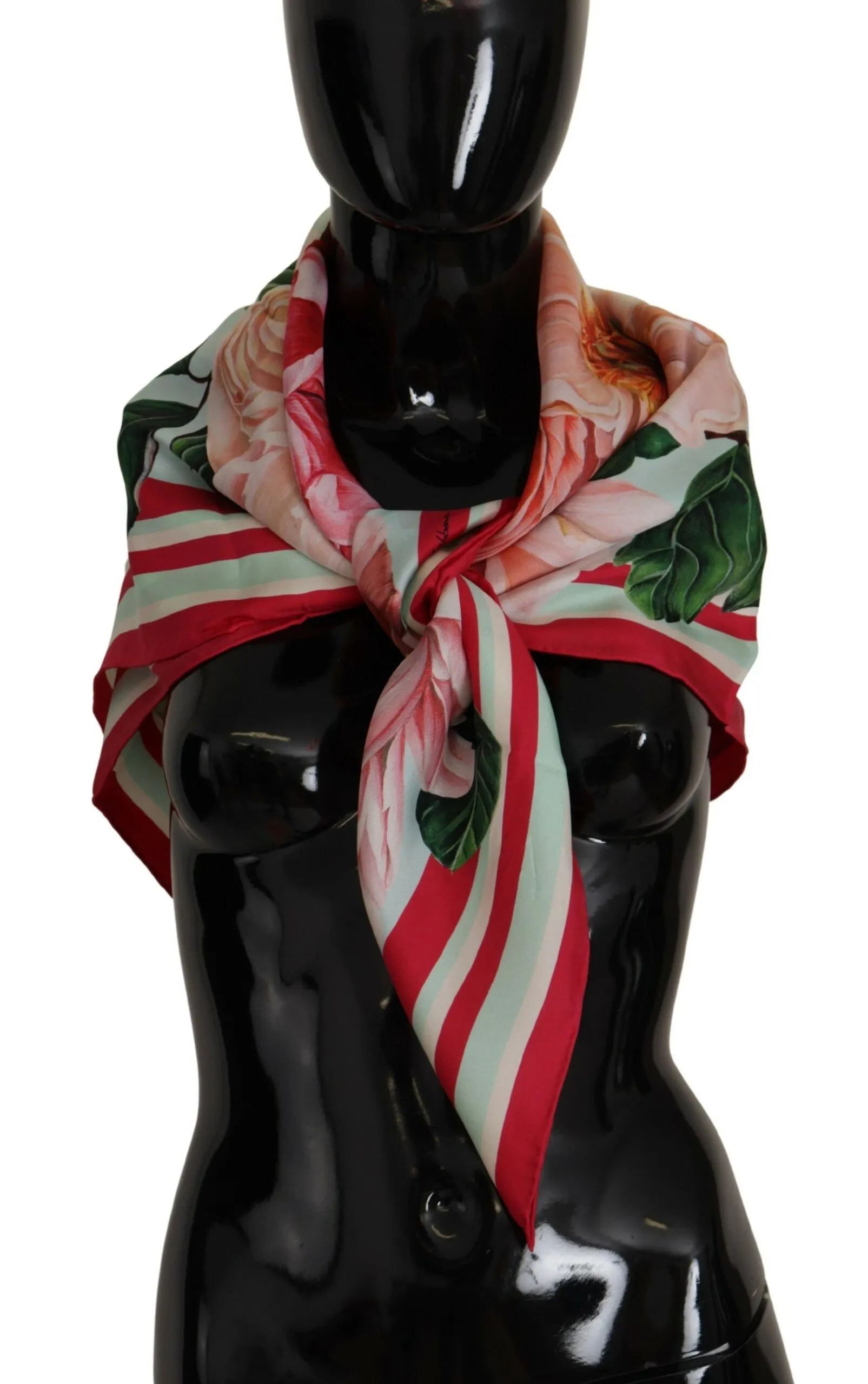 Dolce & Gabbana Women's Elegant Multicolor Silk Square Scarf