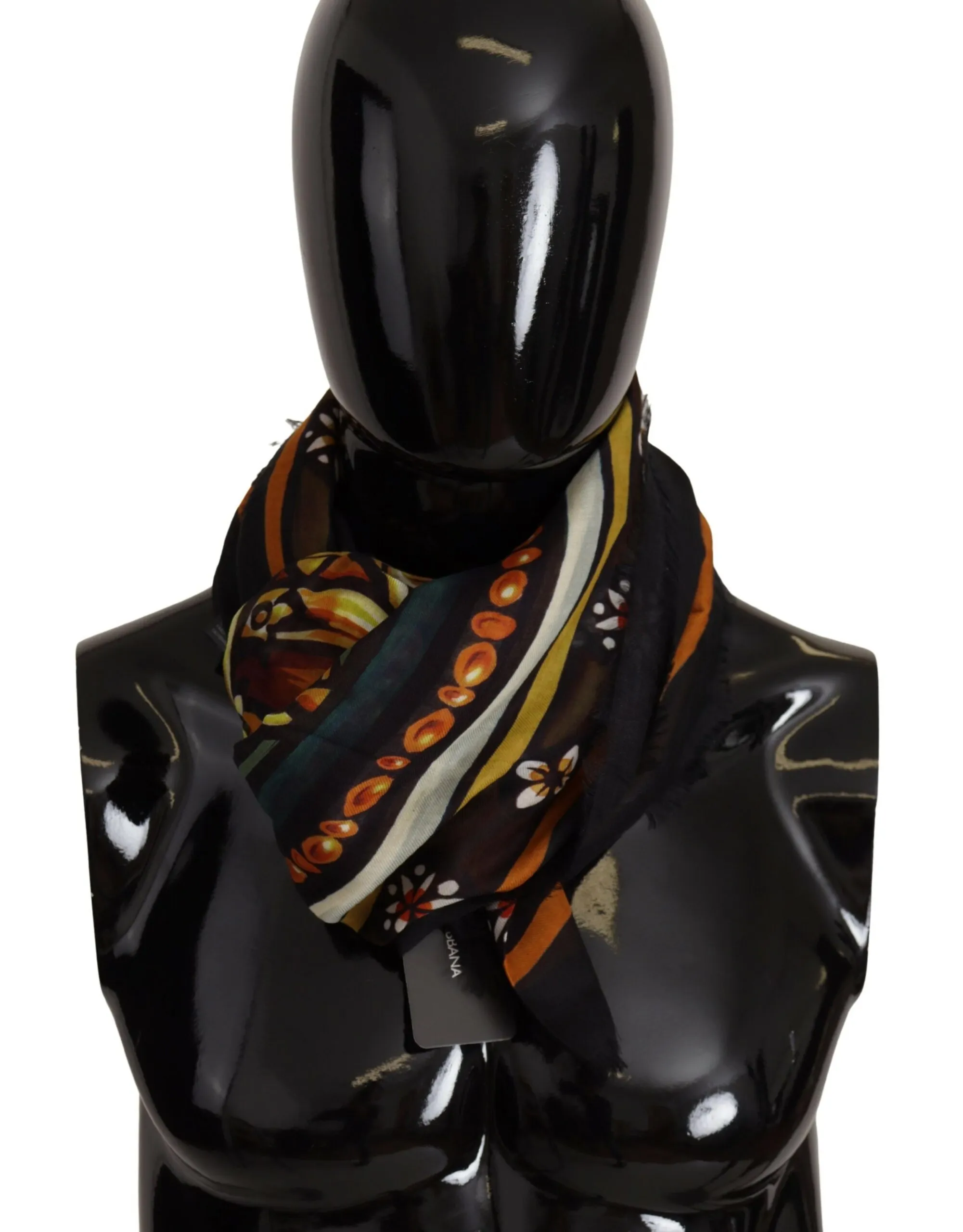 Dolce & Gabbana Men's Elegant Multicolor Cashmere Blend Scarf