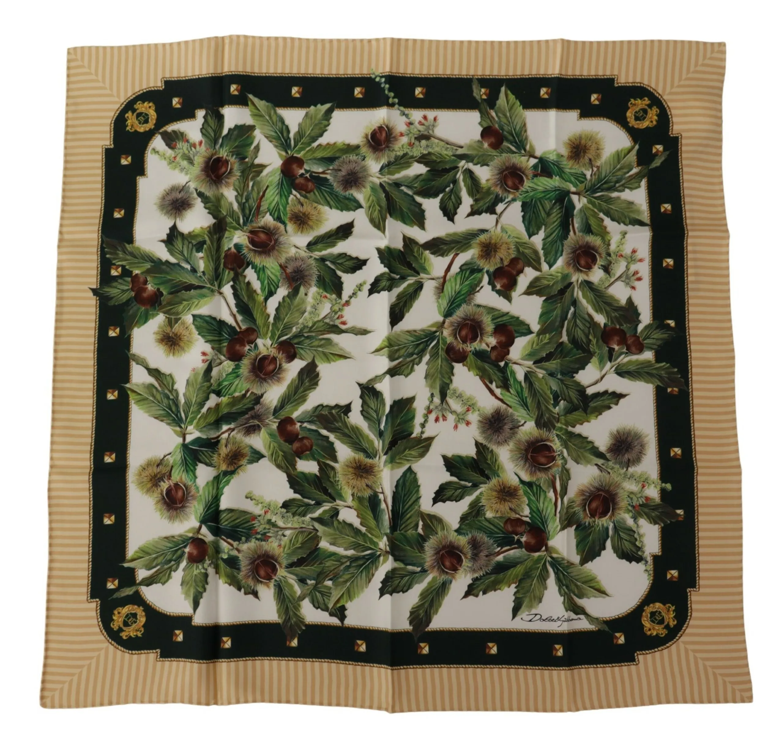 Dolce & Gabbana Women's Elegant Multicolor Silk Scarf