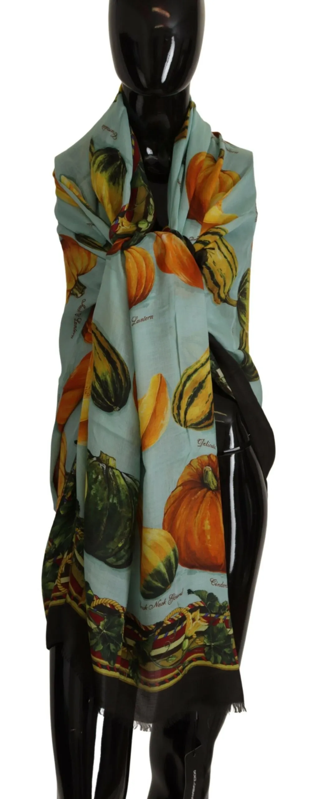 Dolce & Gabbana Women's Vegetable Print Silk Blend Scarf