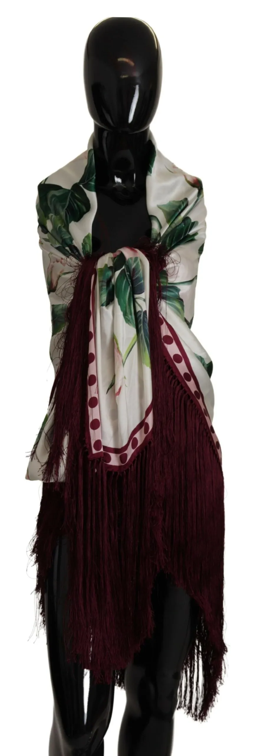 Dolce & Gabbana Women's Tropical Rose Silk-Blend Square Scarf