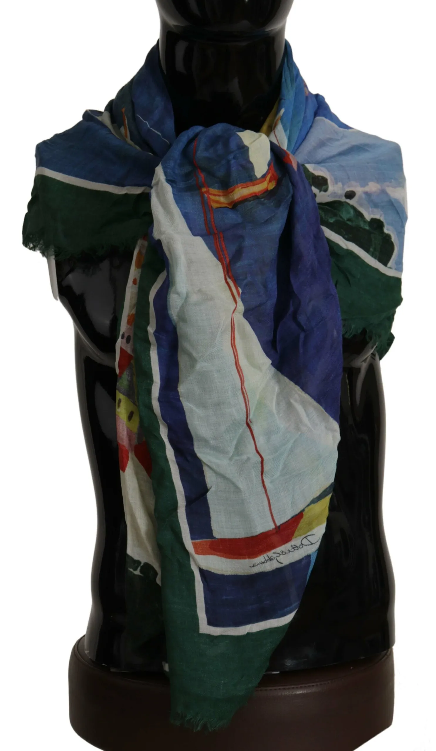 Dolce & Gabbana Women's Elegant Multicolor Silk Blend Square Scarf
