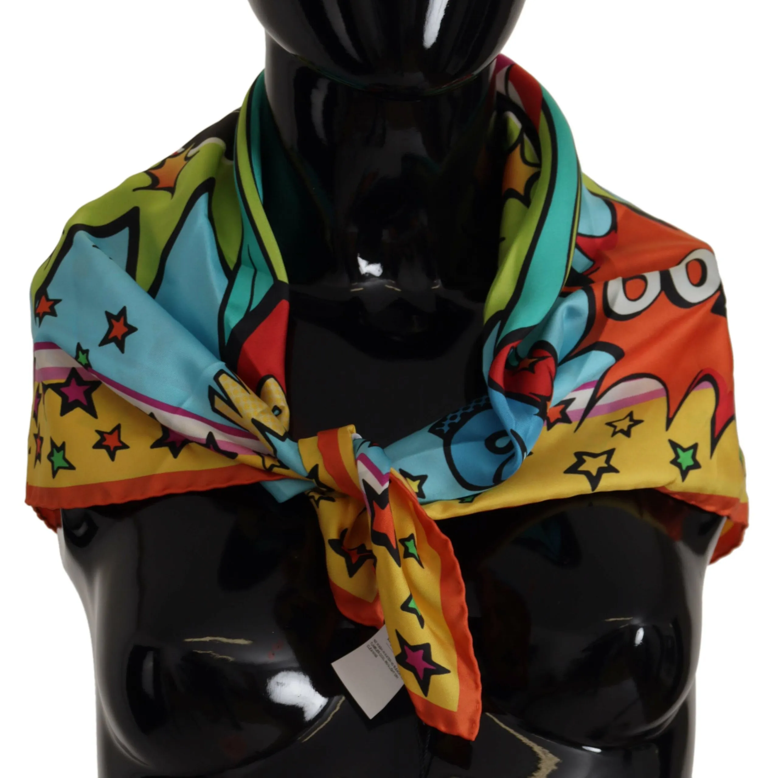 Dolce & Gabbana Women's Elegant Silk Square Scarf Multicolor