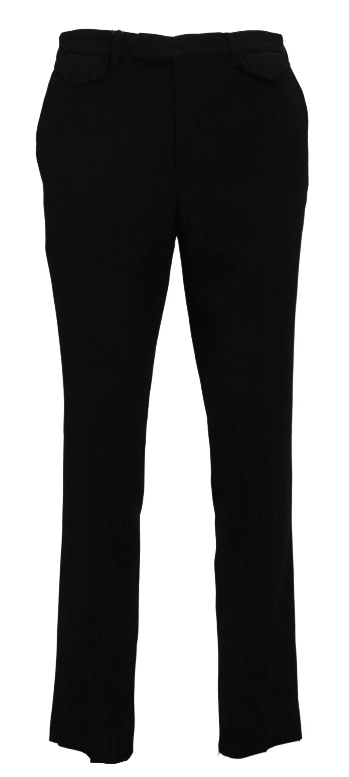 BENCIVENGA Men's Elegant Black Italian Designer Pants