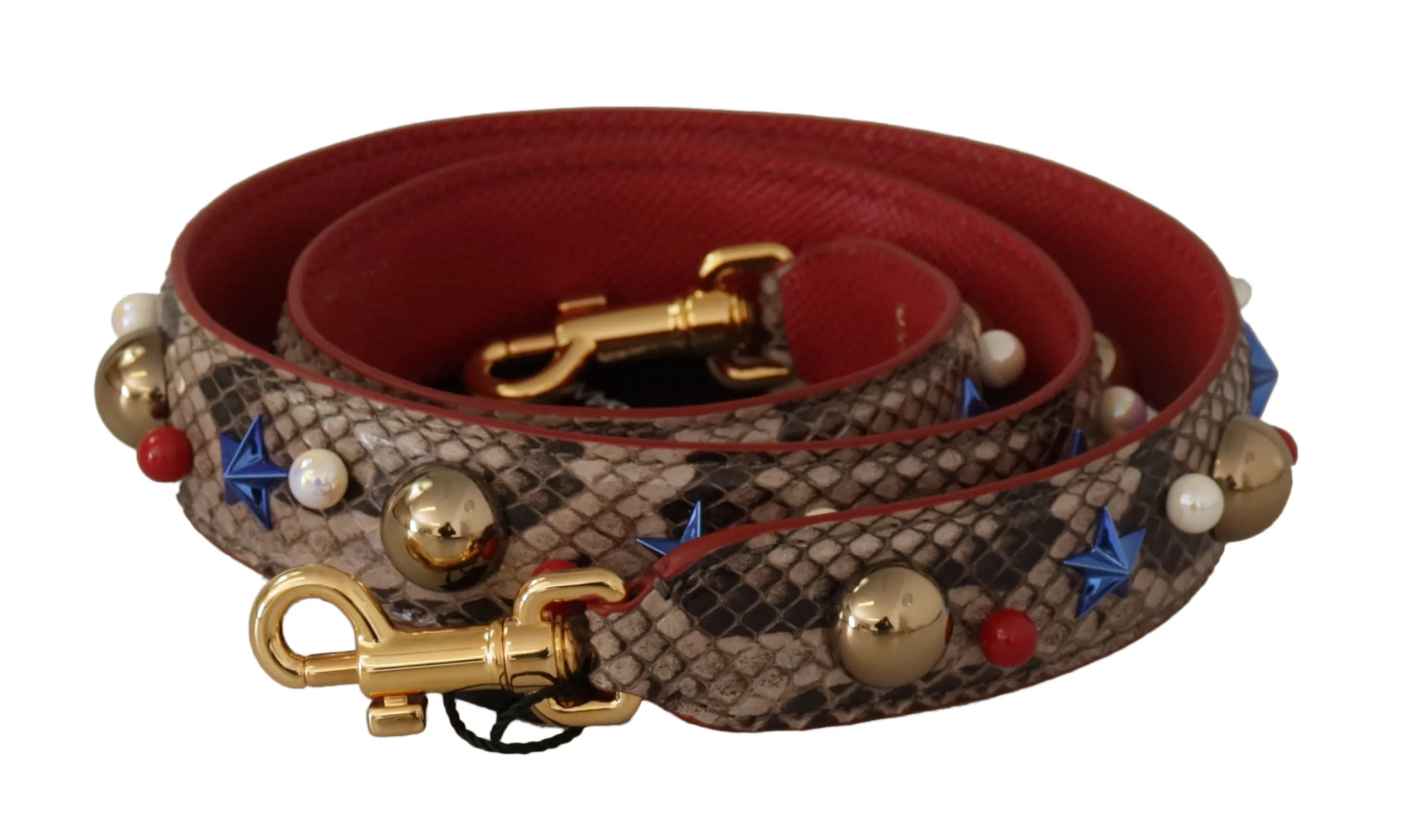 Dolce & Gabbana Women's Elegant Python Leather Shoulder Strap