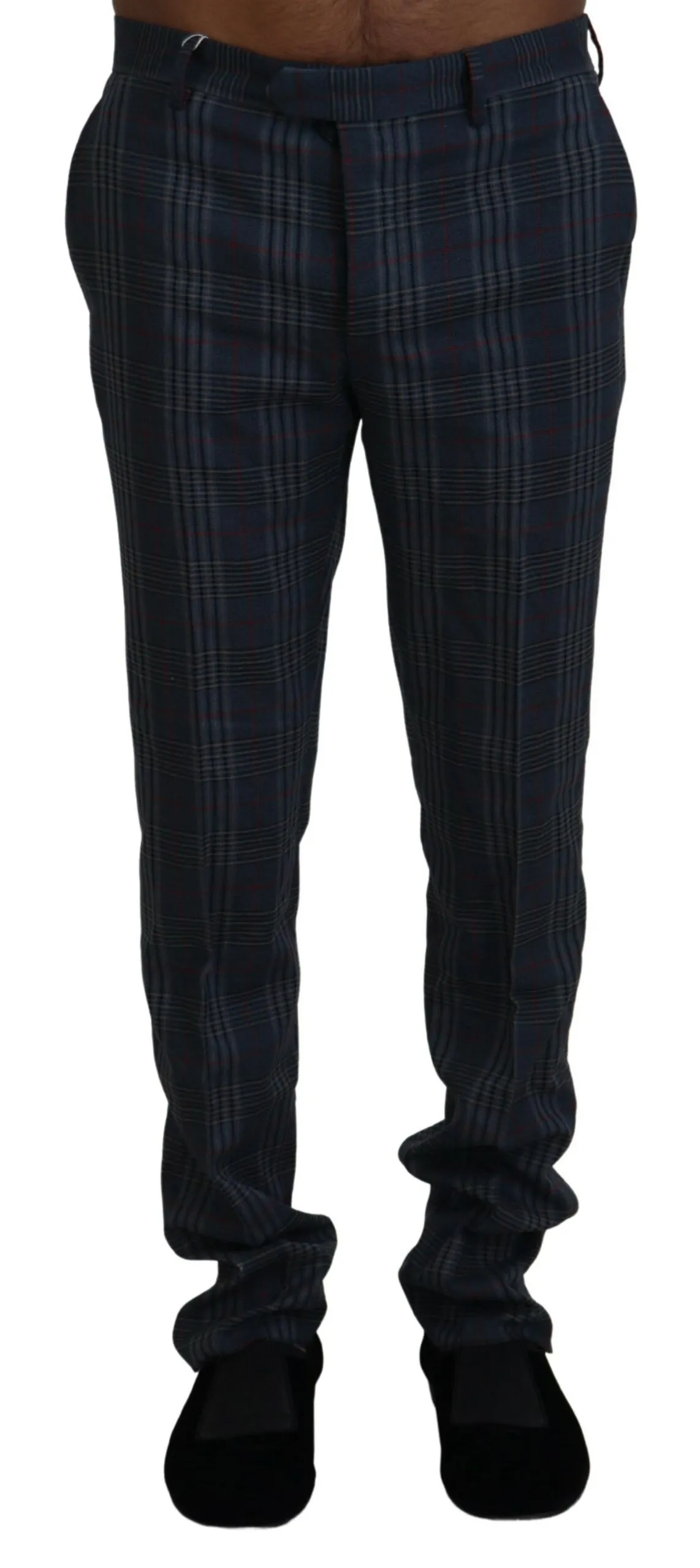 BENCIVENGA Men's Elegant Multicolor Pure Wool Trousers