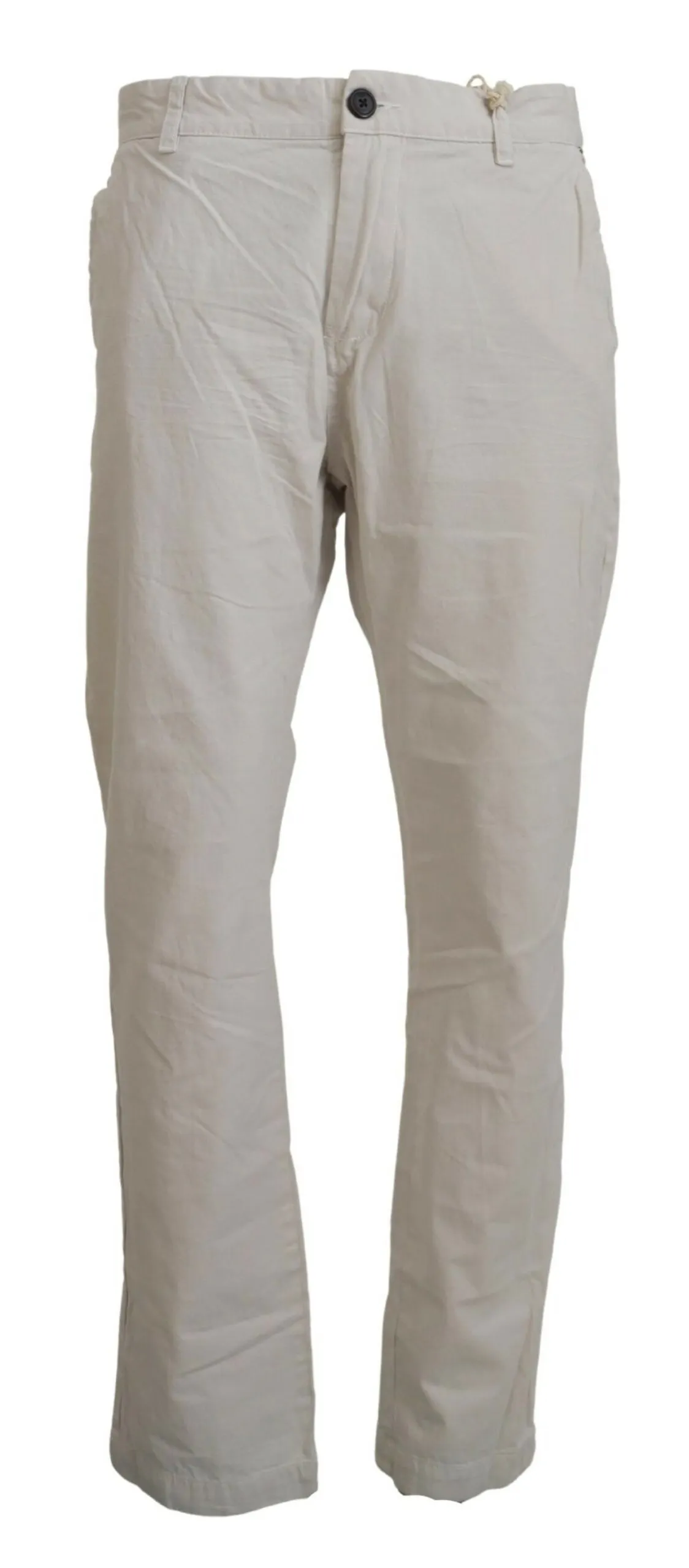 Scotch & Soda Men's Elegant Straight White Denim Jeans