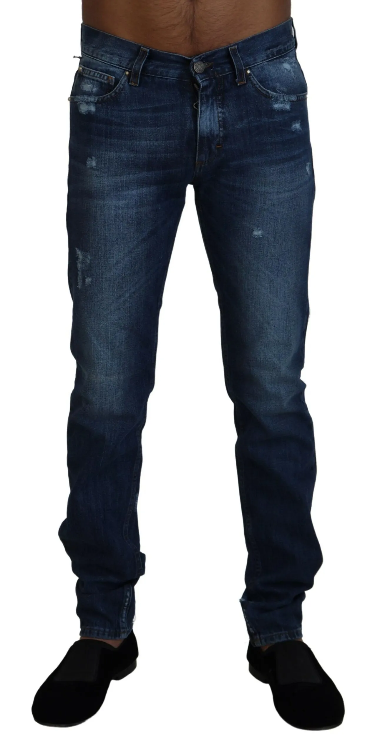 Balmain Men's Exquisite Skinny Blue Men's Jeans
