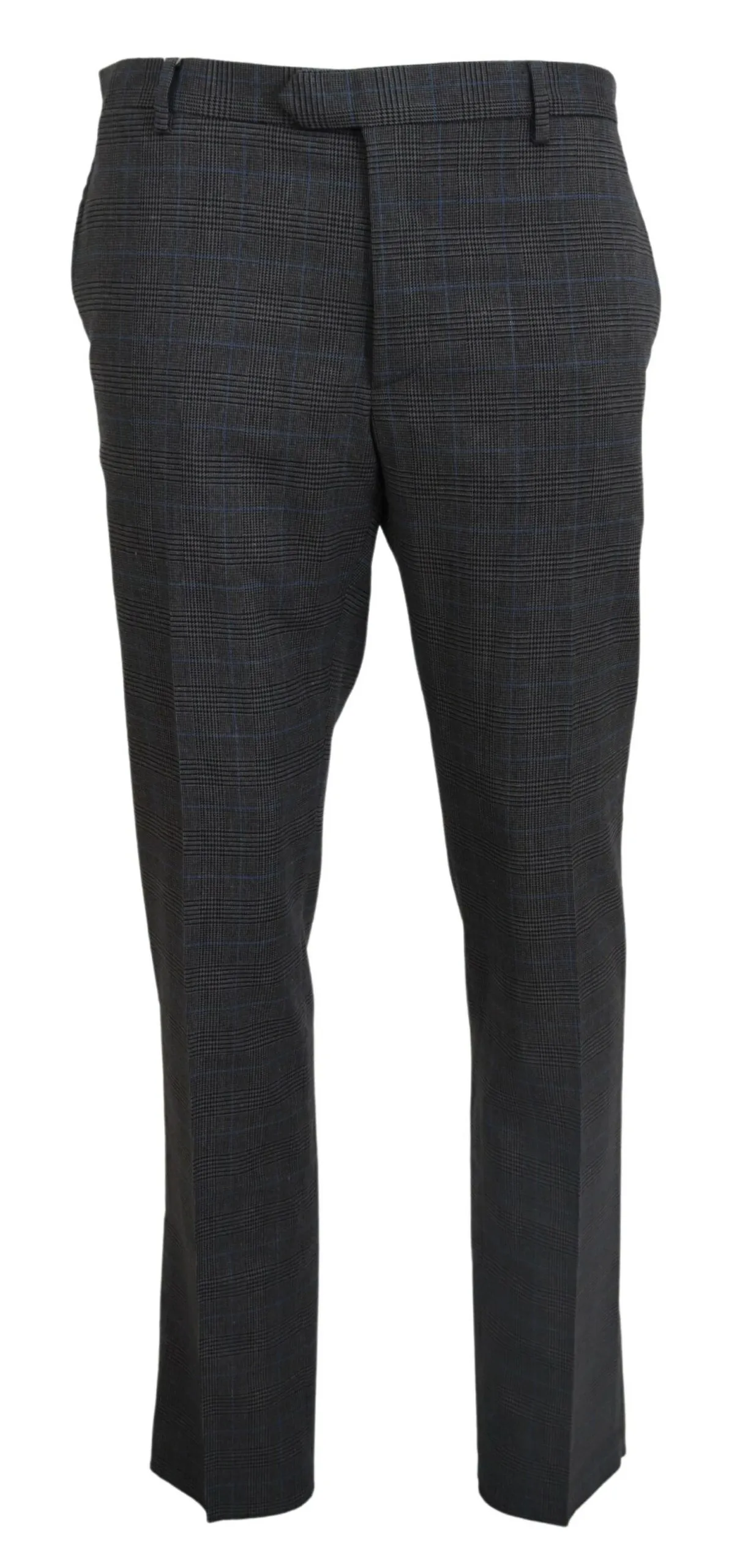 BENCIVENGA Men's Elegant Checkered Wool Dress Pants for Men