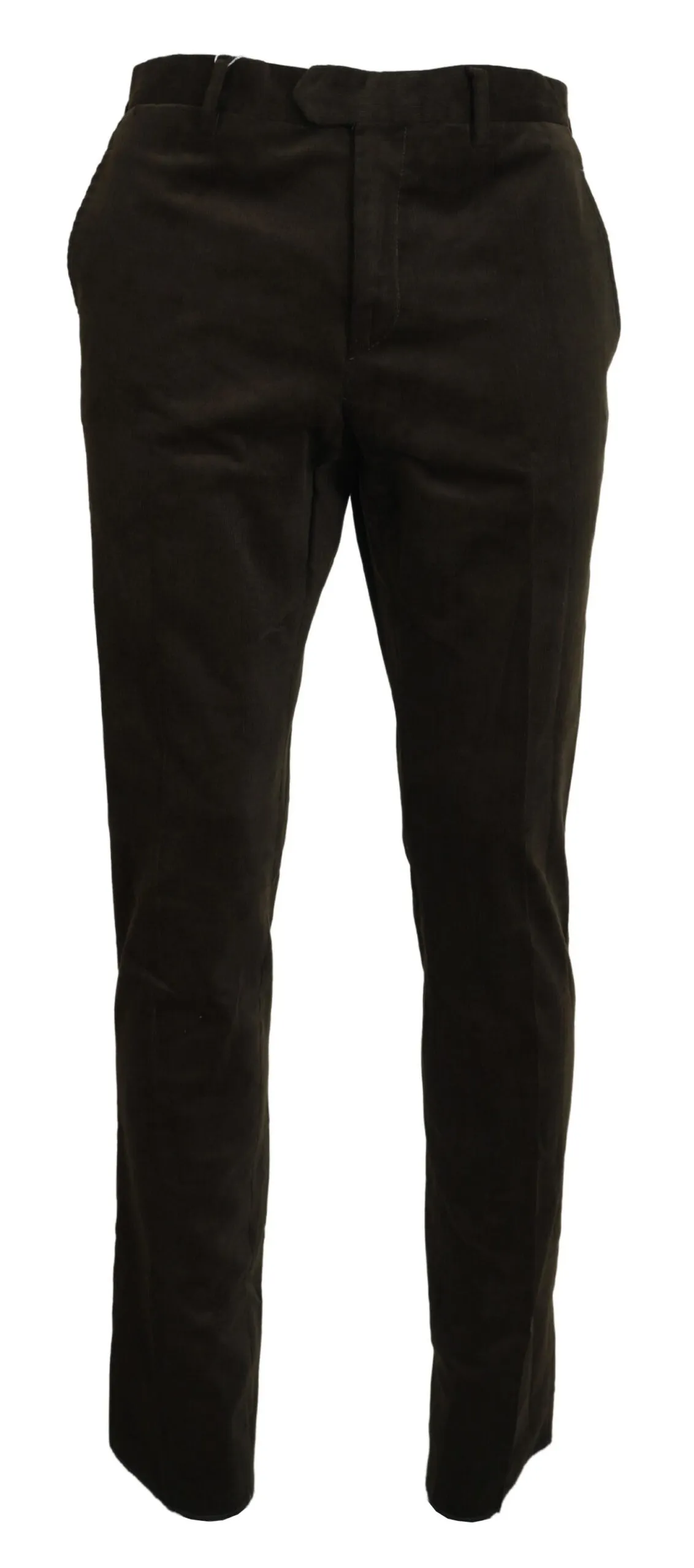 BENCIVENGA Men's Chic Tapered Green Cotton Pants