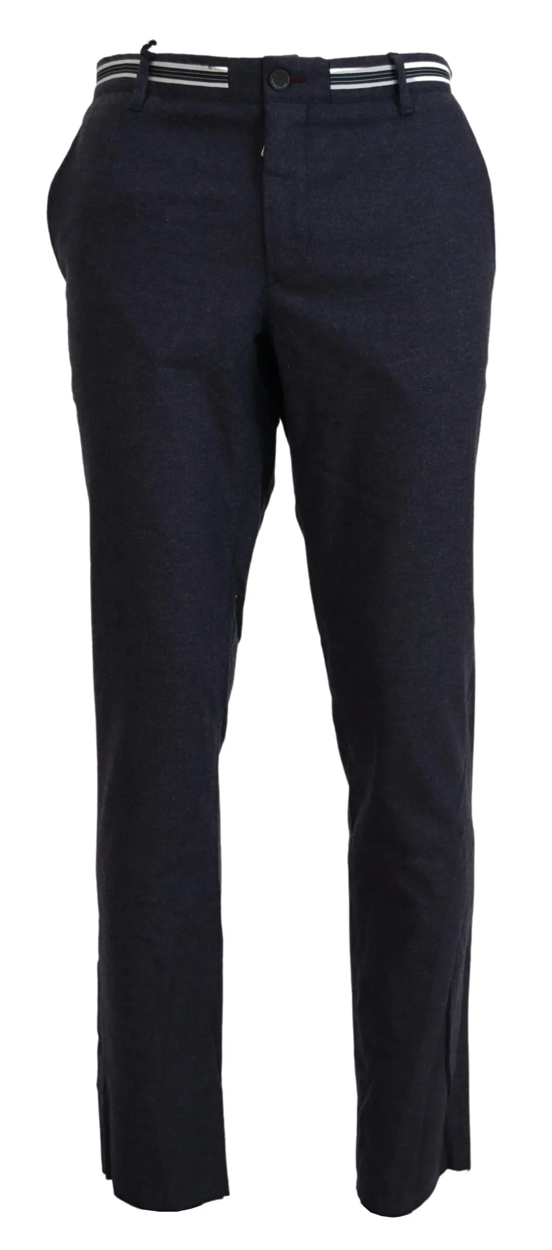 Domenico Tagliente Men's Sophisticated Black Dress Pants for Men
