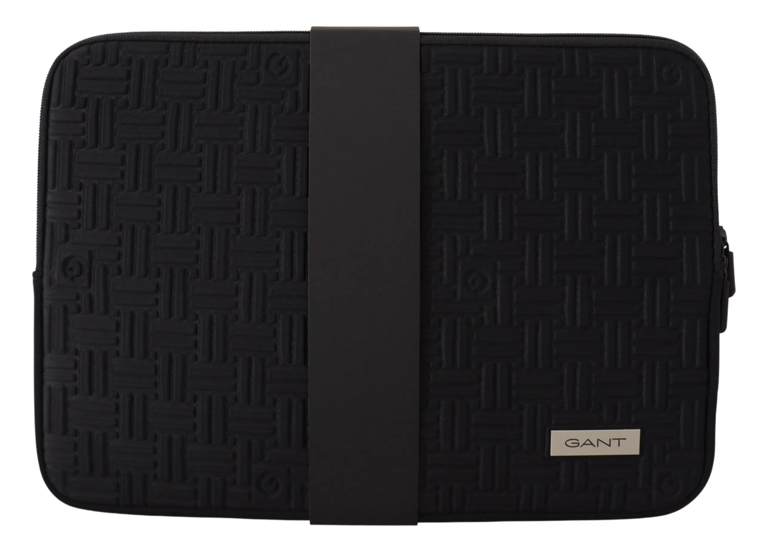 Gant Men's Sleek Black Neoprene Laptop Sleeve