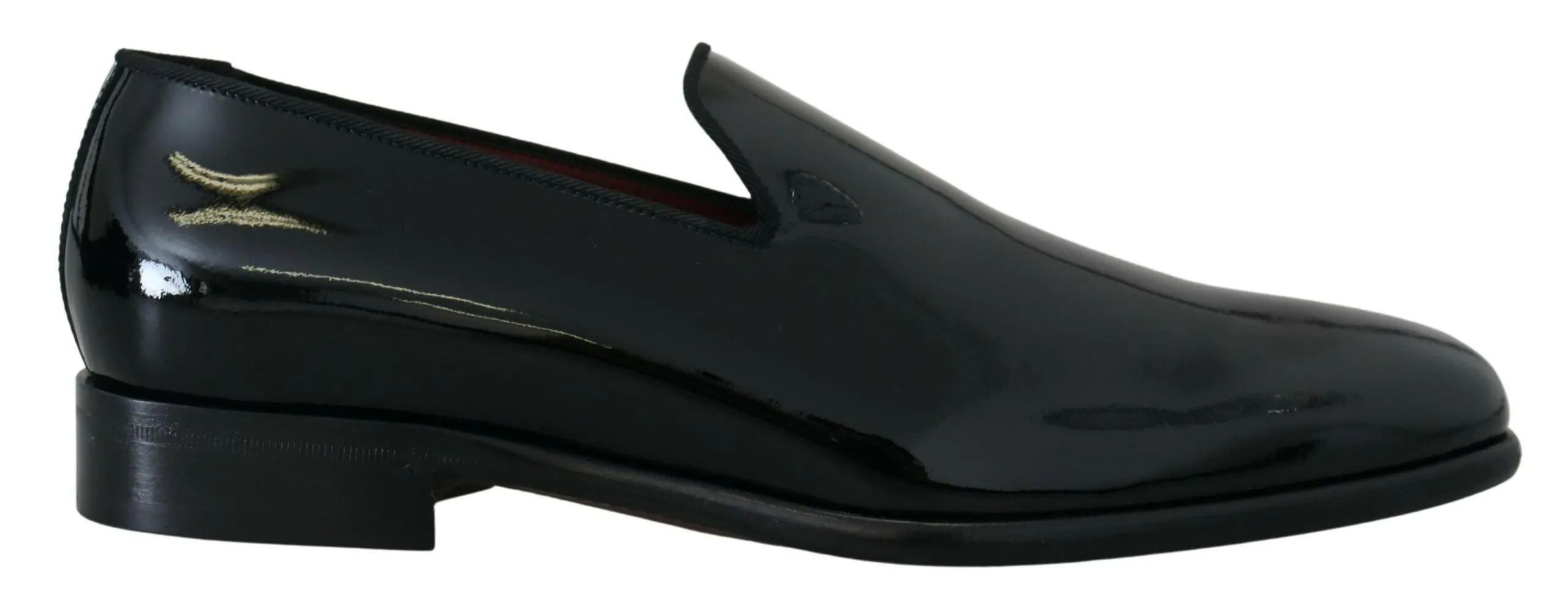 Dolce & Gabbana Men's Sleek Black Patent Loafers
