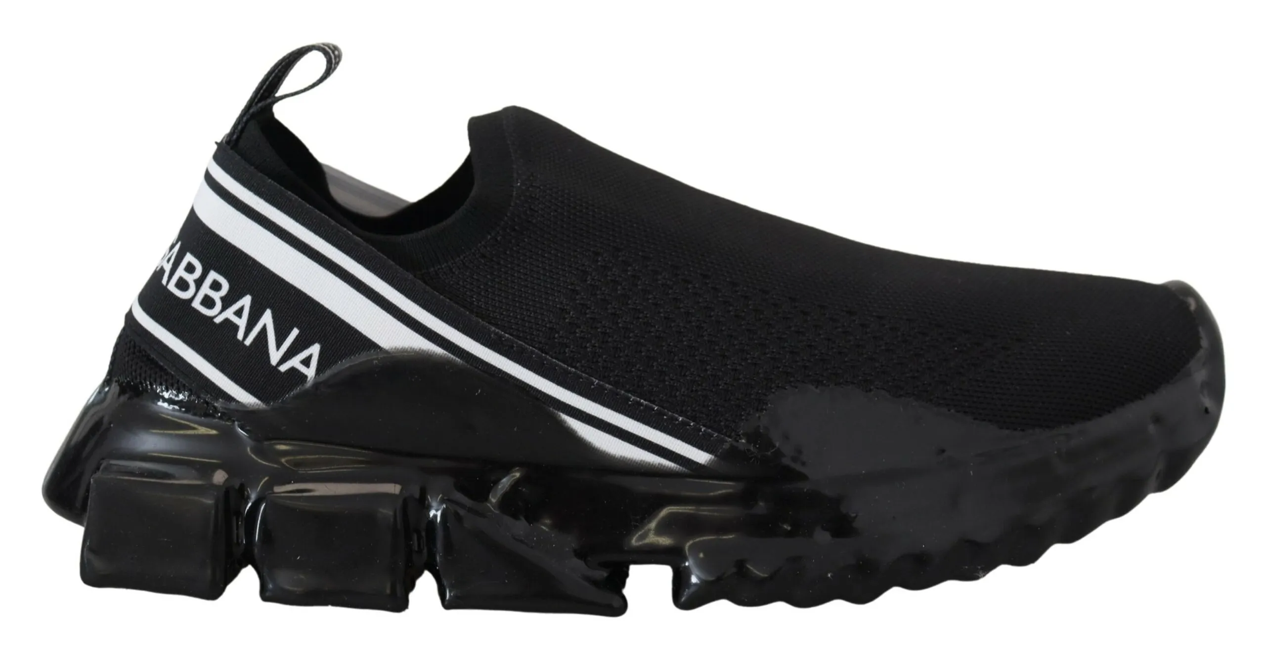 Dolce & Gabbana Men's Elegant Black Sorrento Sneakers Chic Footwear