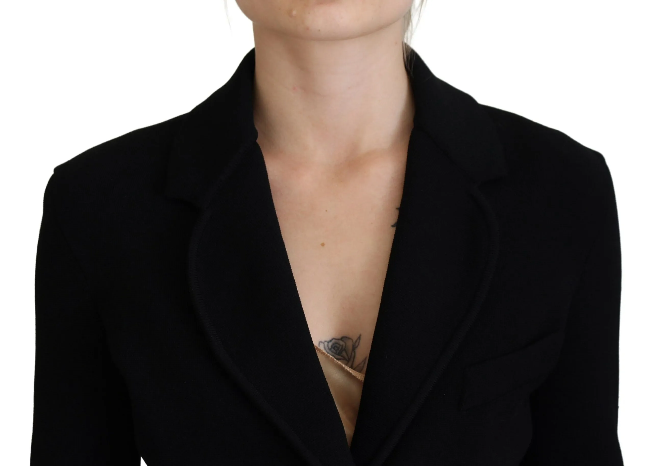 Dolce & Gabbana Women's Elegant Black Long Sleeve Jacket