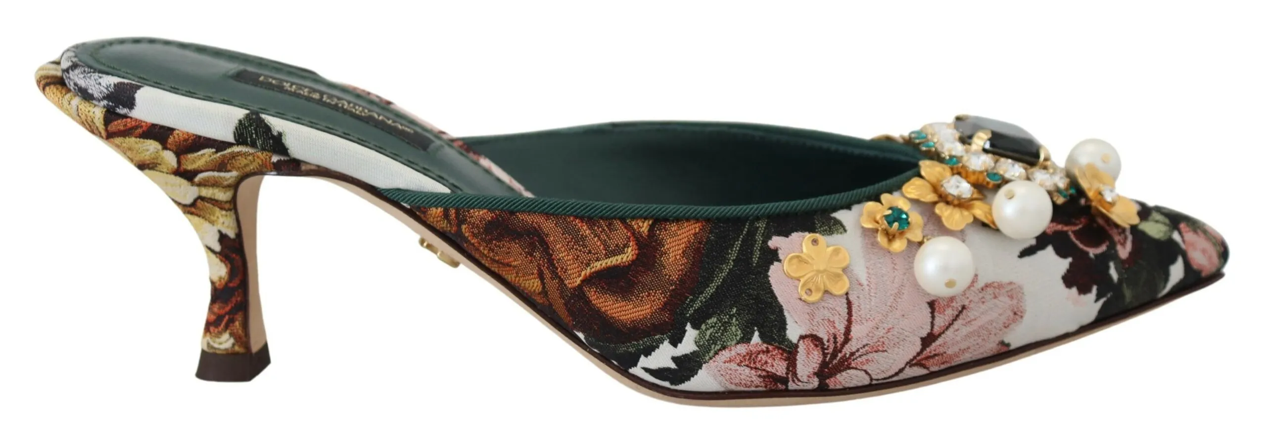 Dolce & Gabbana Women's Multicolor Flat Luxury Sandals