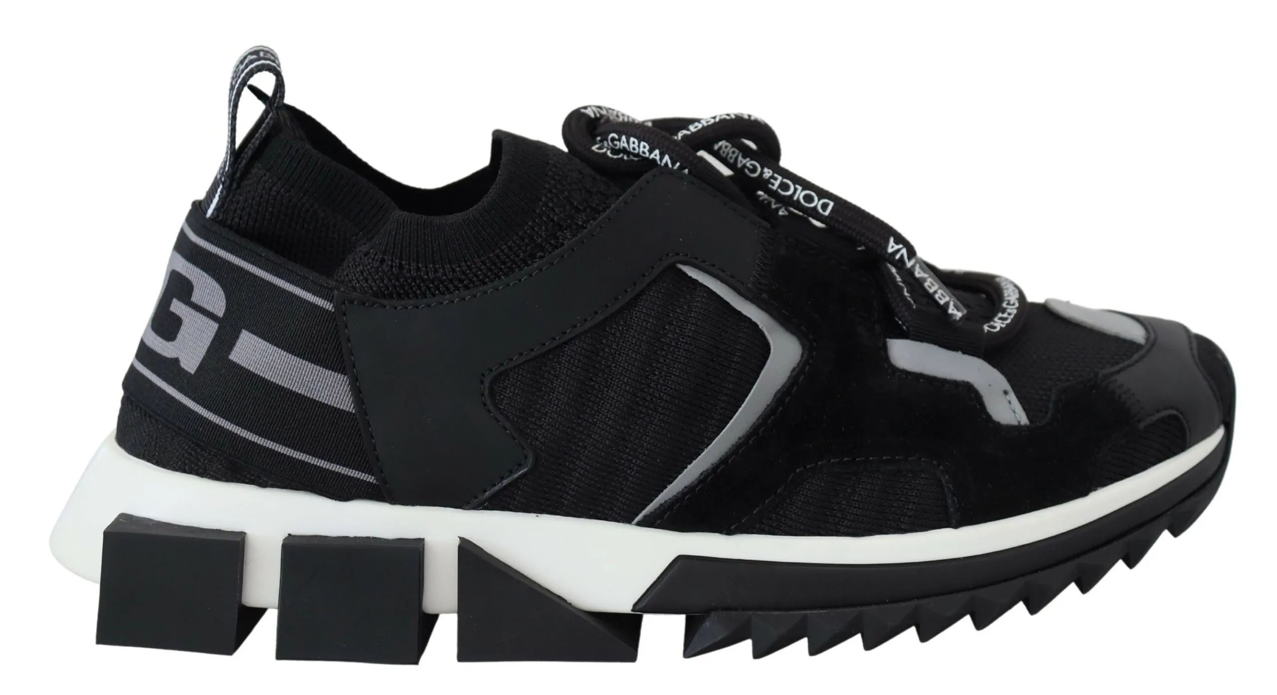 Dolce & Gabbana Women's Chic Sorrento Slip-On Sneakers in Monochrome