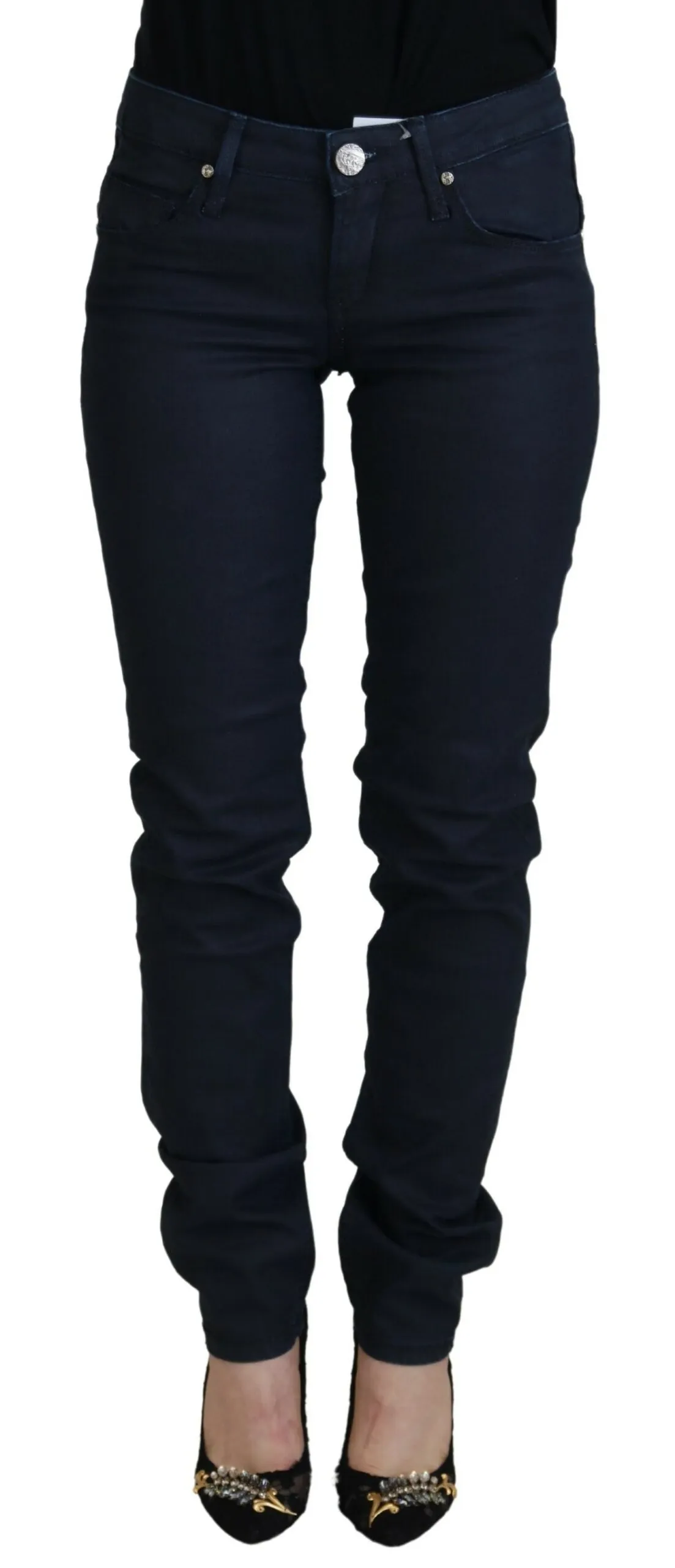 Acht Women's Chic Low Waist Skinny Denim Extravaganza