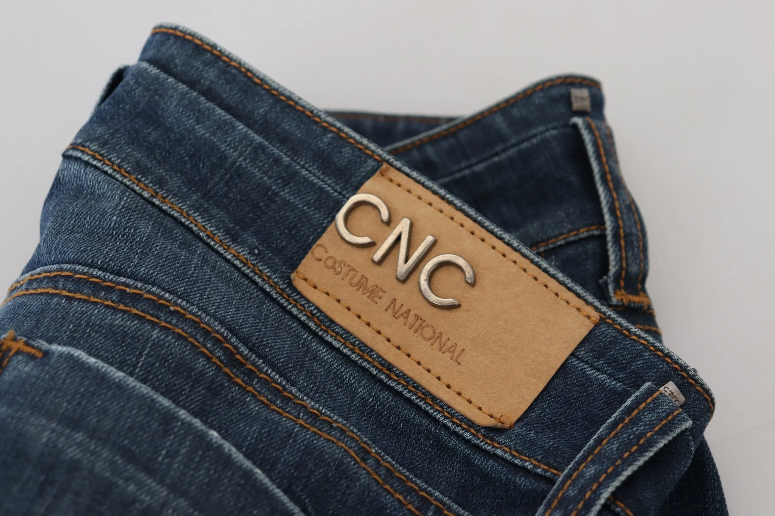 Costume National Women's Chic Flared Low Waist Denim Jeans
