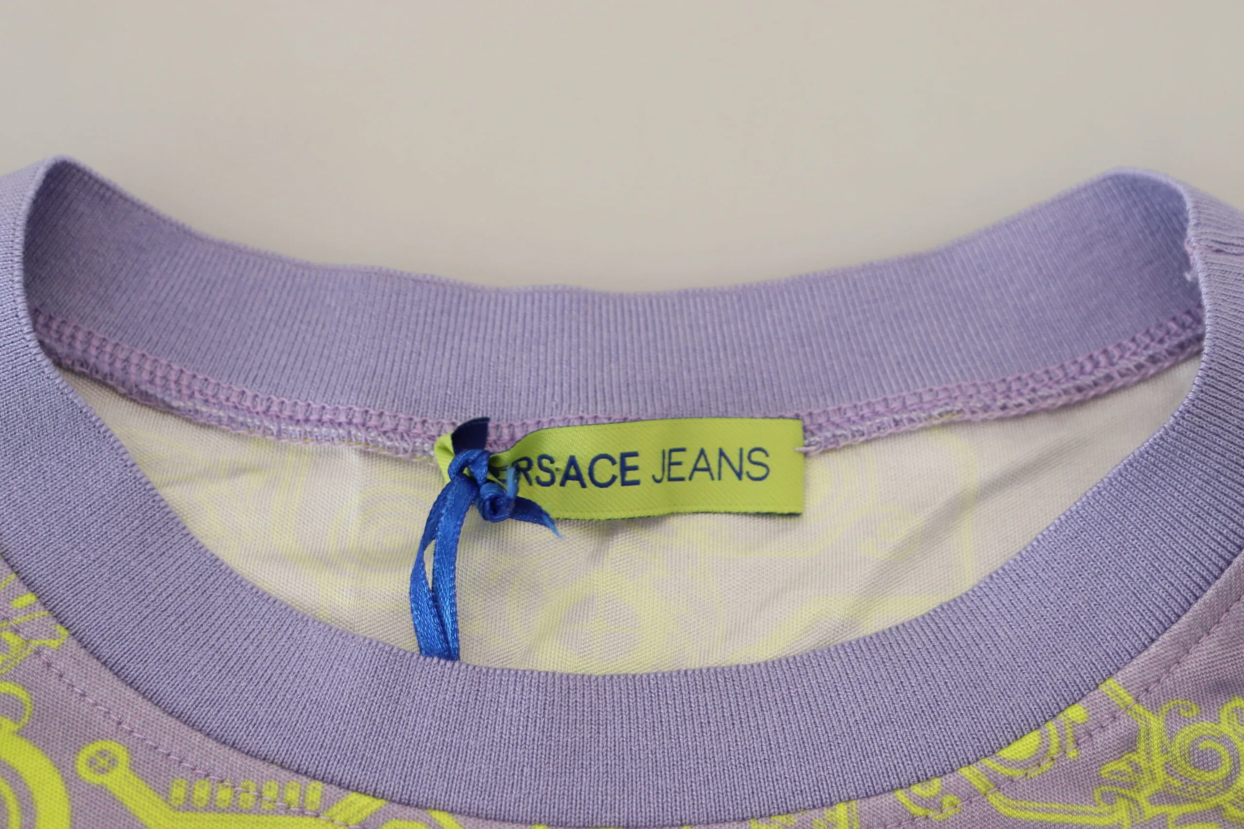 Versace Jeans Women's Glamorous Purple Graphic Tee
